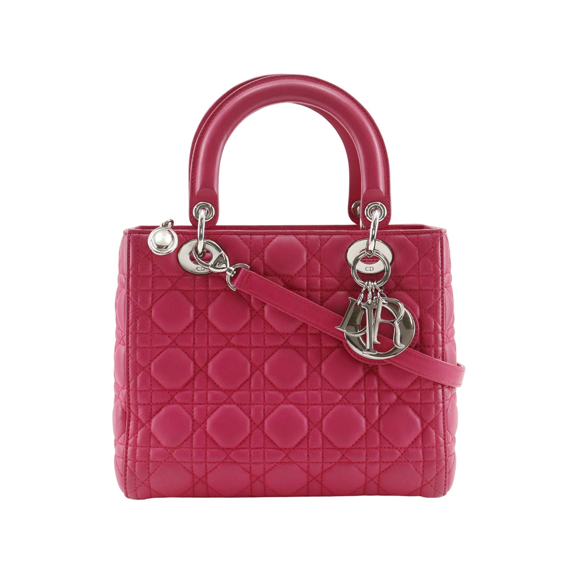 Dior Medium Lambskin Cannage Lady Dior Size ONE SIZE - 1 Thumbnail
