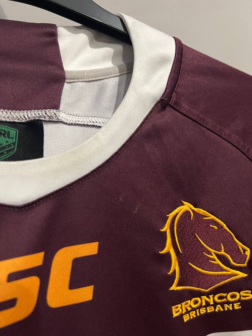 New Zealand Outback 2019 NRL BRONCOS BRISBANE RUGNY UNION SHIRT JERSEY ISC 2XL Size US XXL / EU 58 / 5 - 8 Thumbnail