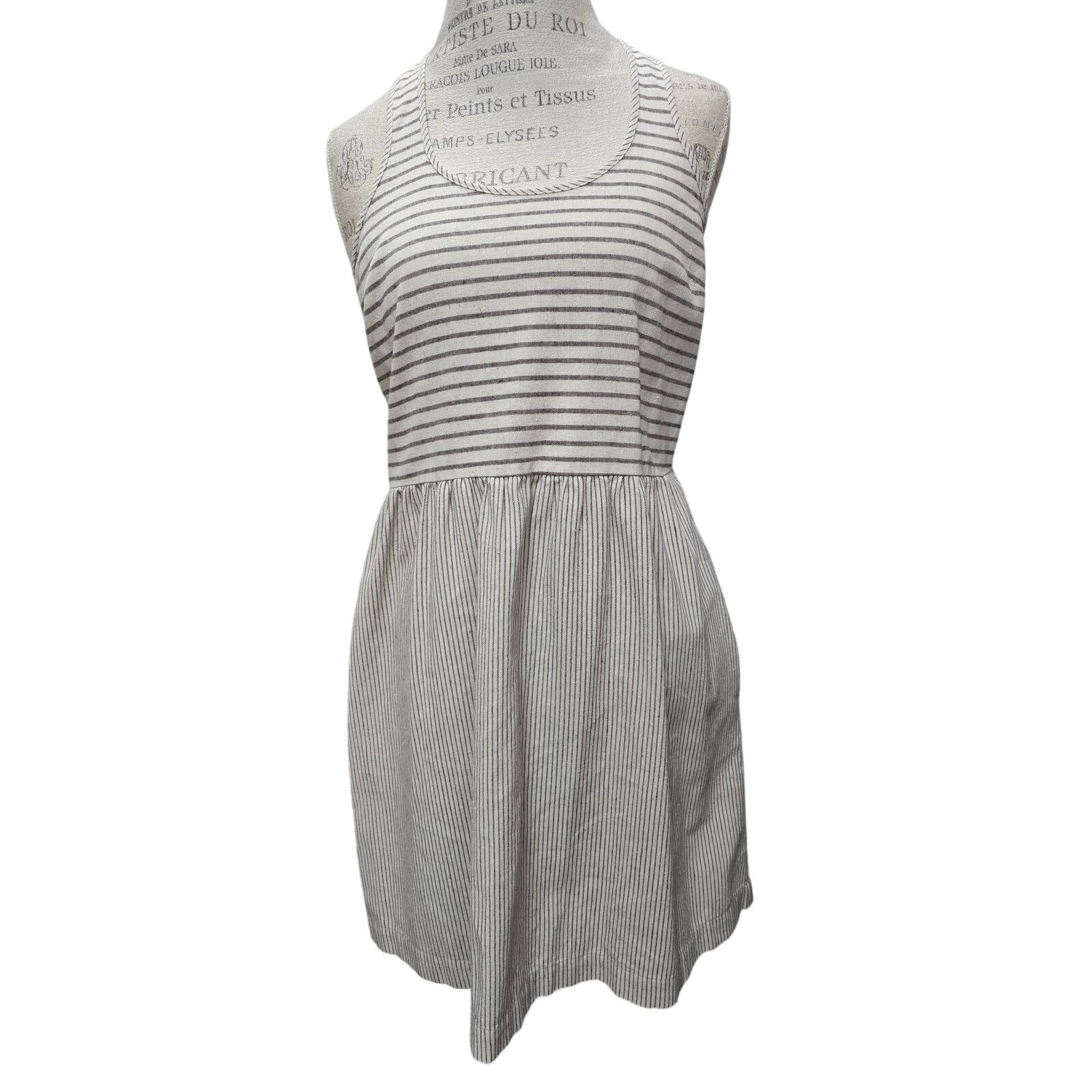 Lou & Grey Lou & Gray, Women's Dress, Natural & Gray Striped, Size 6 Size M / US 6-8 / IT 42-44 - 1 Thumbnail