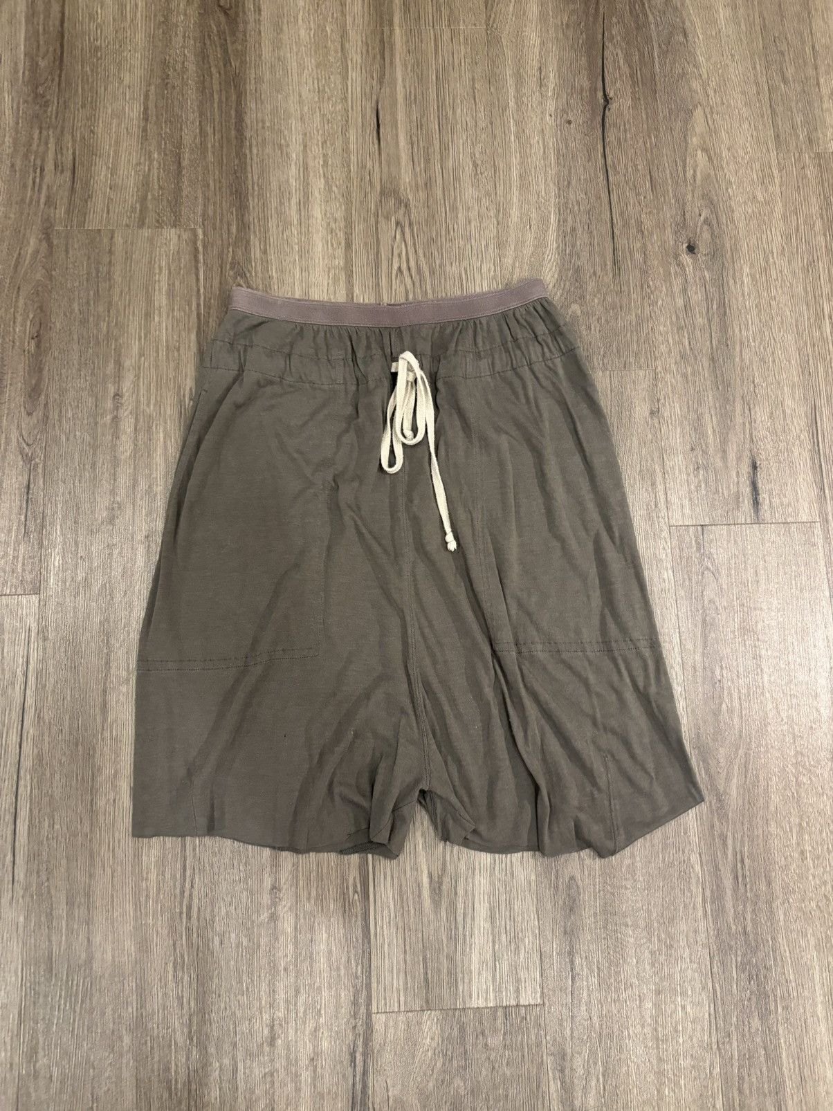 image of Rick Owens Drawstring Shorts!! in Brown, Men's (Size 28)