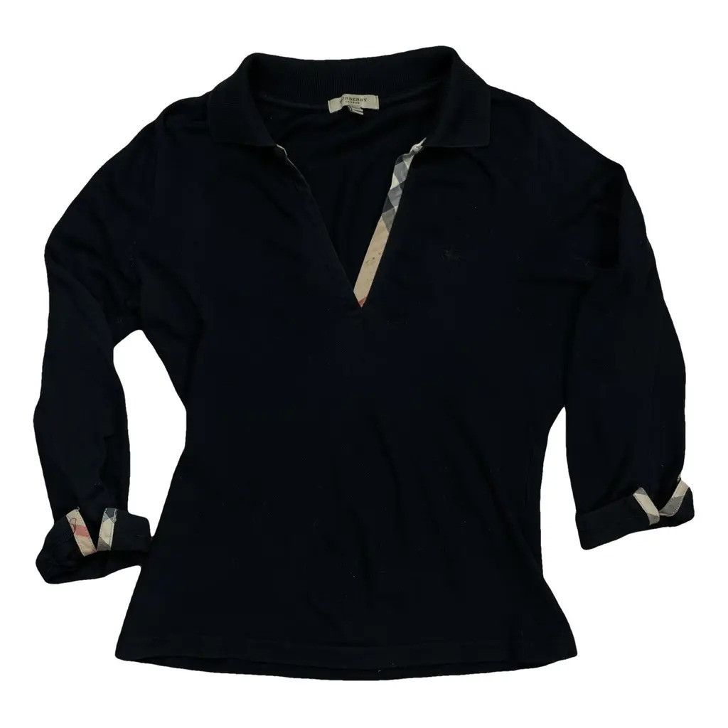 Burberry Burberry polo longsleeve with pattern Size: XS Size XS / US 0-2 / IT 36-38 - 1 Thumbnail