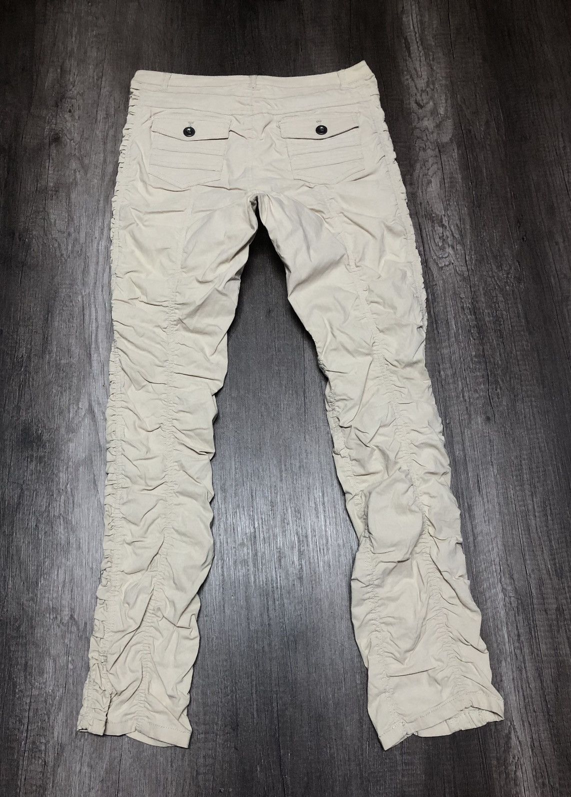 Designer × Japanese Brand × Vintage Vintage Ruched Trousers Japanese Brand Bush Pant Style Size 30" / US 8 / IT 44 - 17 Thumbnail