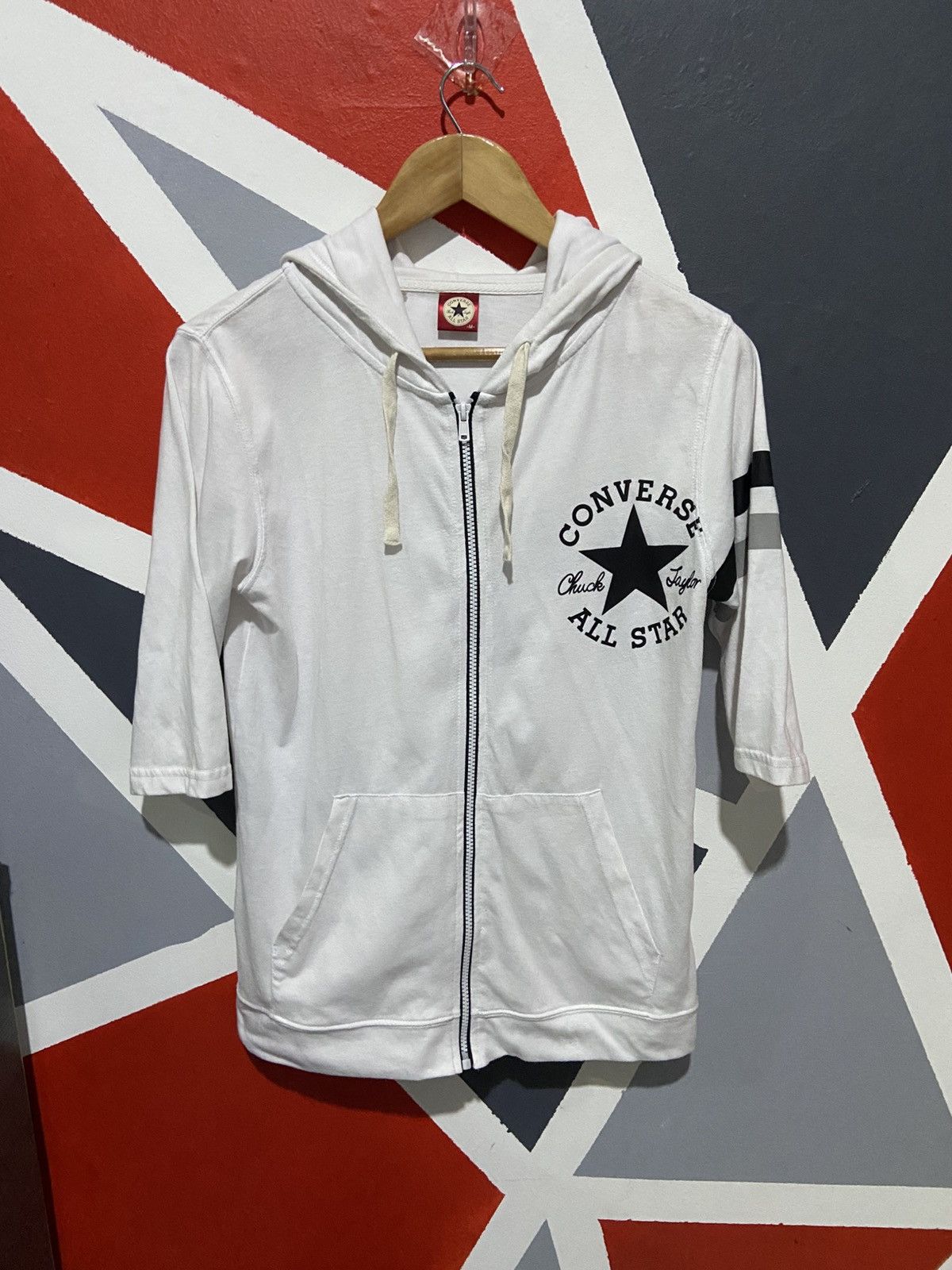 Converse Converse Zip Up Hoodie Size US M / EU 48-50 / 2 - 1 Thumbnail