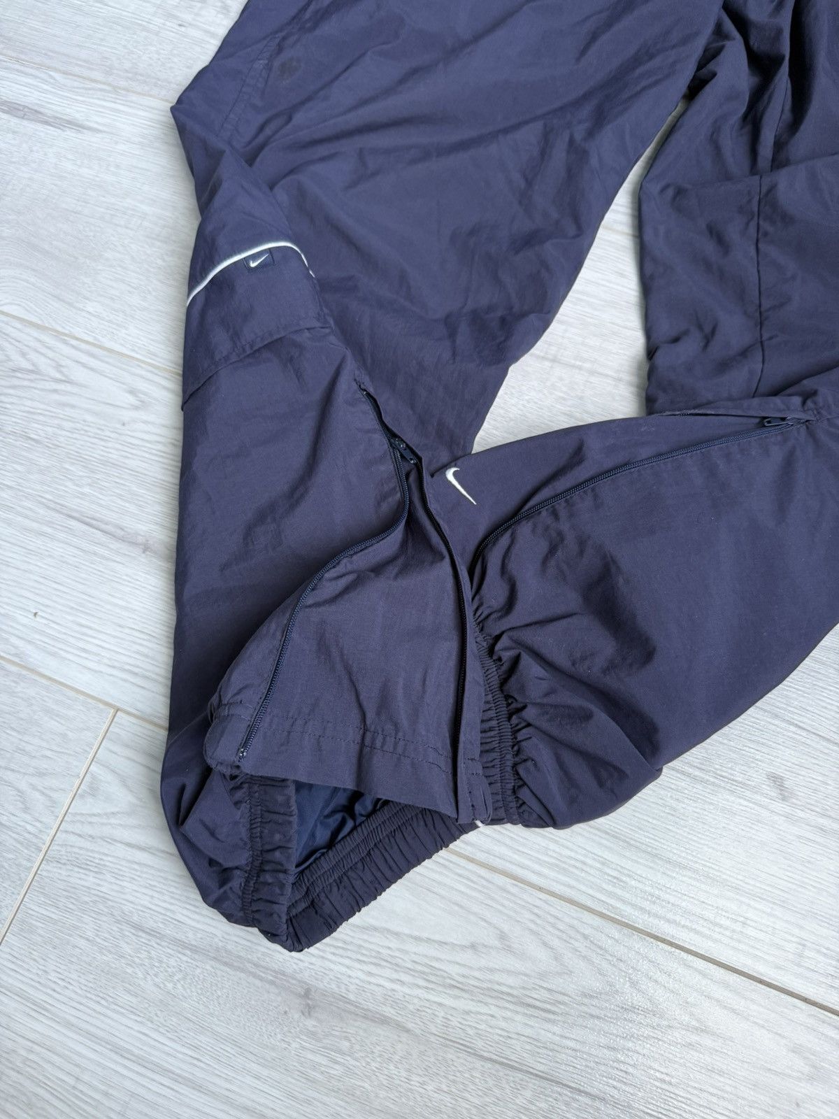 Nike × Vintage Vintage Nike Baggy track pants logo swoosh Size US 36 / EU 52 - 3 Thumbnail