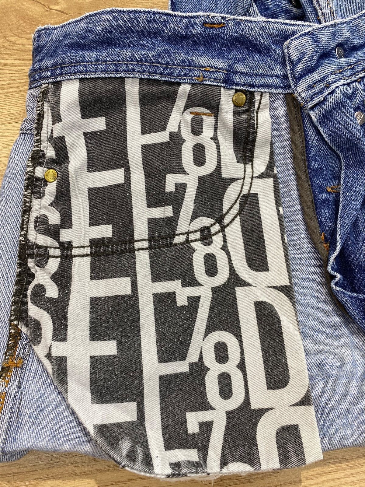 Diesel Diesel Industry Brand Faded Blue Wash Distress Style Jeans Size US 32 / EU 48 - 15 Thumbnail