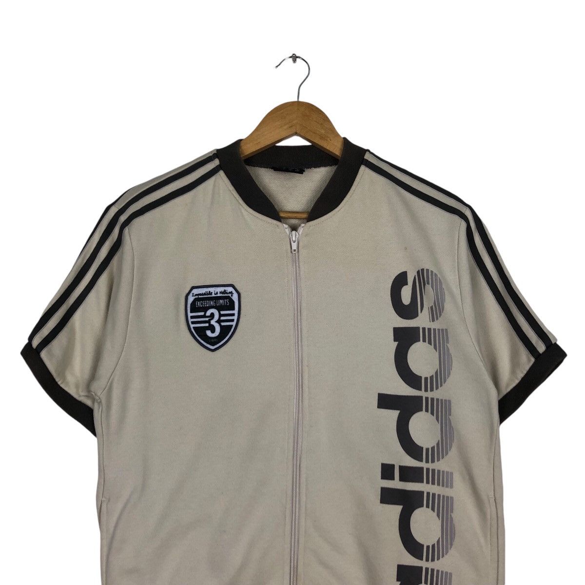Adidas Adidas Vintage Sweater Jacket Short Sleeve Rare Size US XS / EU 42 / 0 - 2 Thumbnail