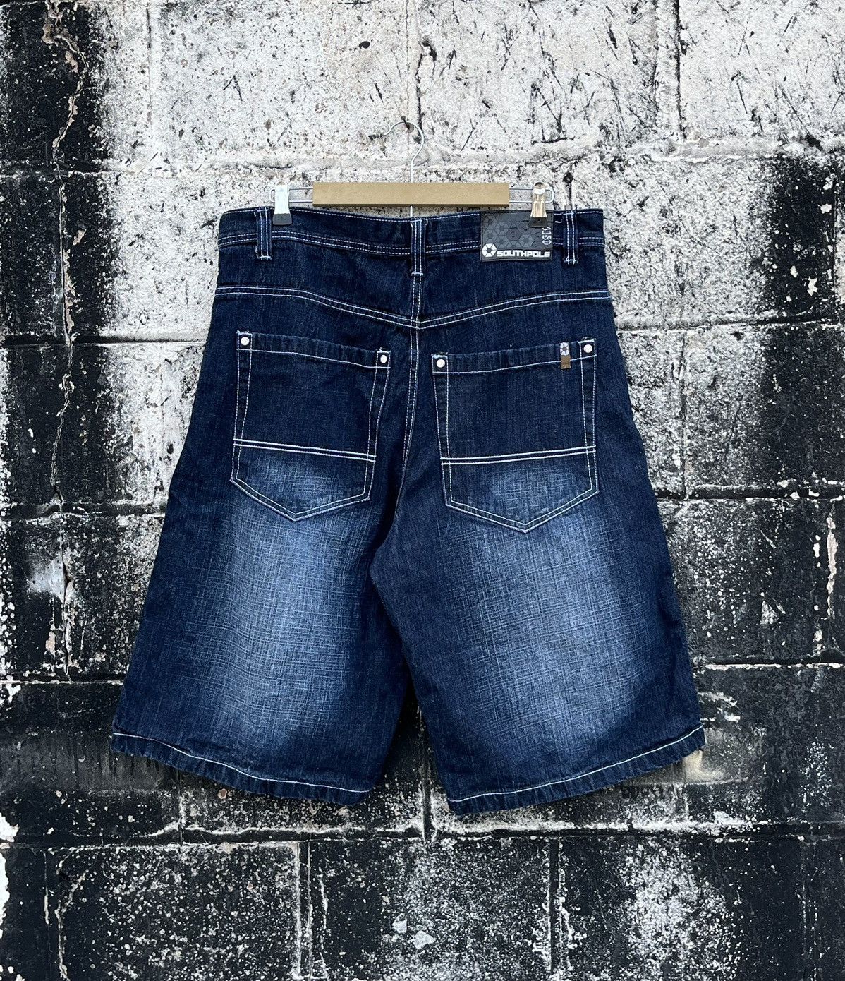 Other Southpole baggy fit faded denim jorts skater hype rare Size US 36 / EU 52 - 1 Thumbnail