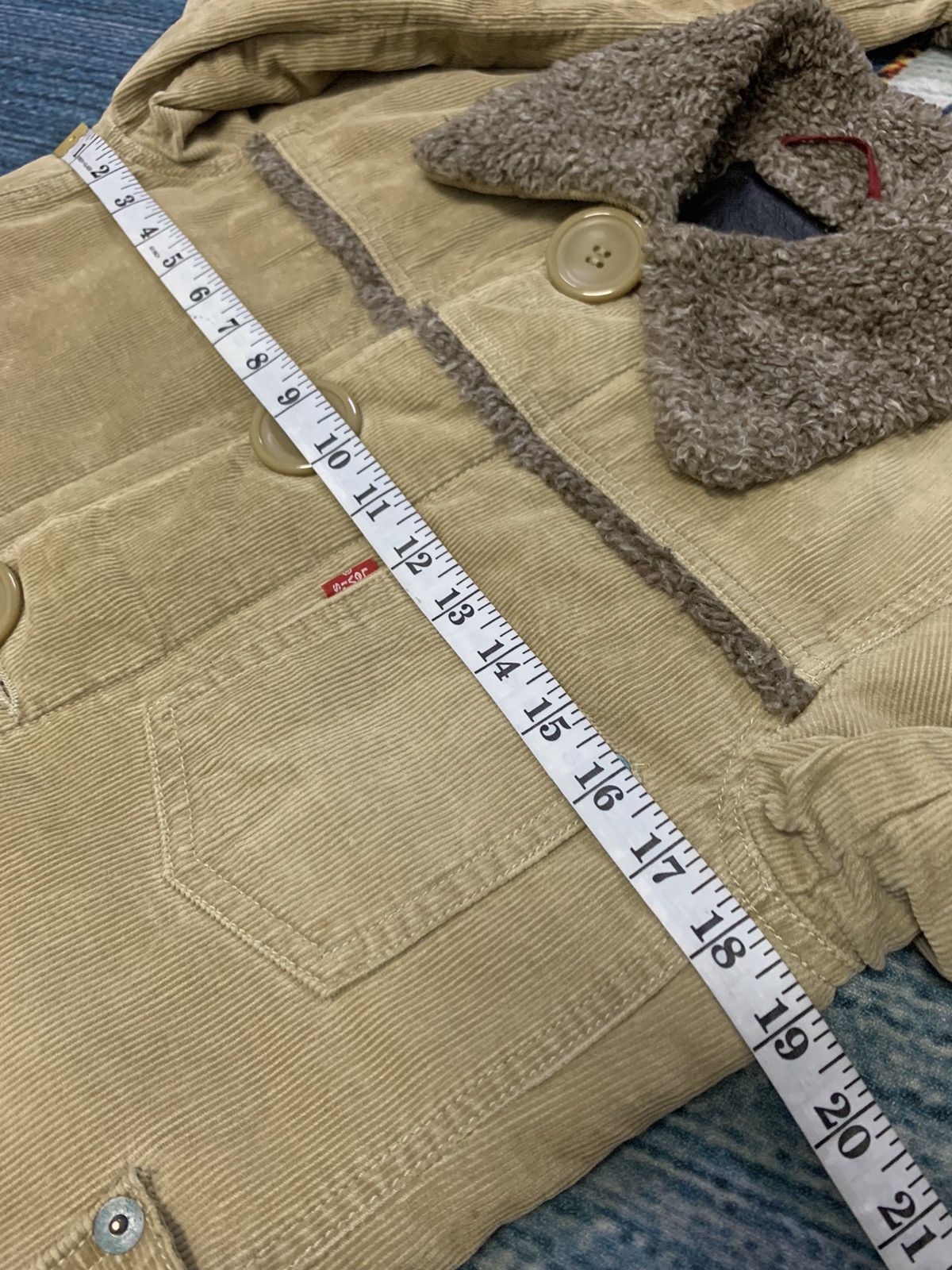 Levi's LEVIS Redloop Corduroy Sherpa Jacket Size S / US 4 / IT 40 - 15 Thumbnail