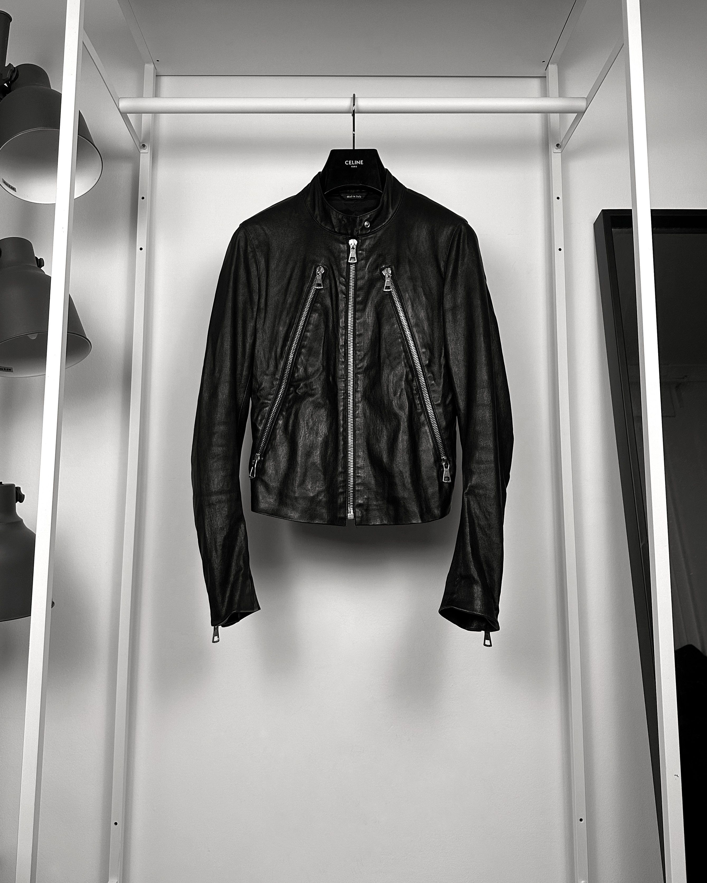 Maison Margiela Maison Margiela 5 Zip Leather Jacket Size US S / EU 44-46 / 1 - 1 Thumbnail