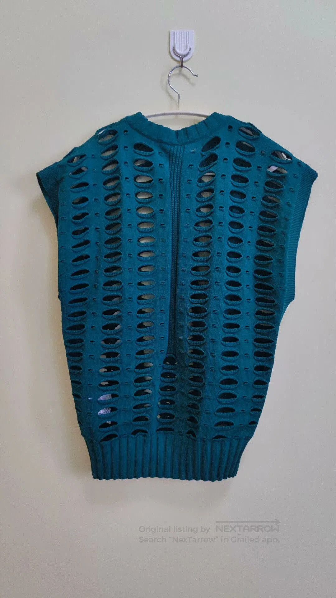 CFCL Issey Miyake Men Knit Vest With Holes. Size US M / EU 48-50 / 2 - 4 Thumbnail