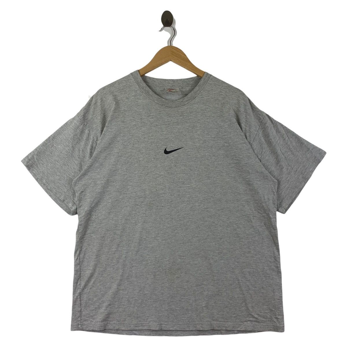 Nike × Vintage Vintage NIKE center swoosh big logo spellout back hit tee Size US L / EU 52-54 / 3 - 2 Thumbnail
