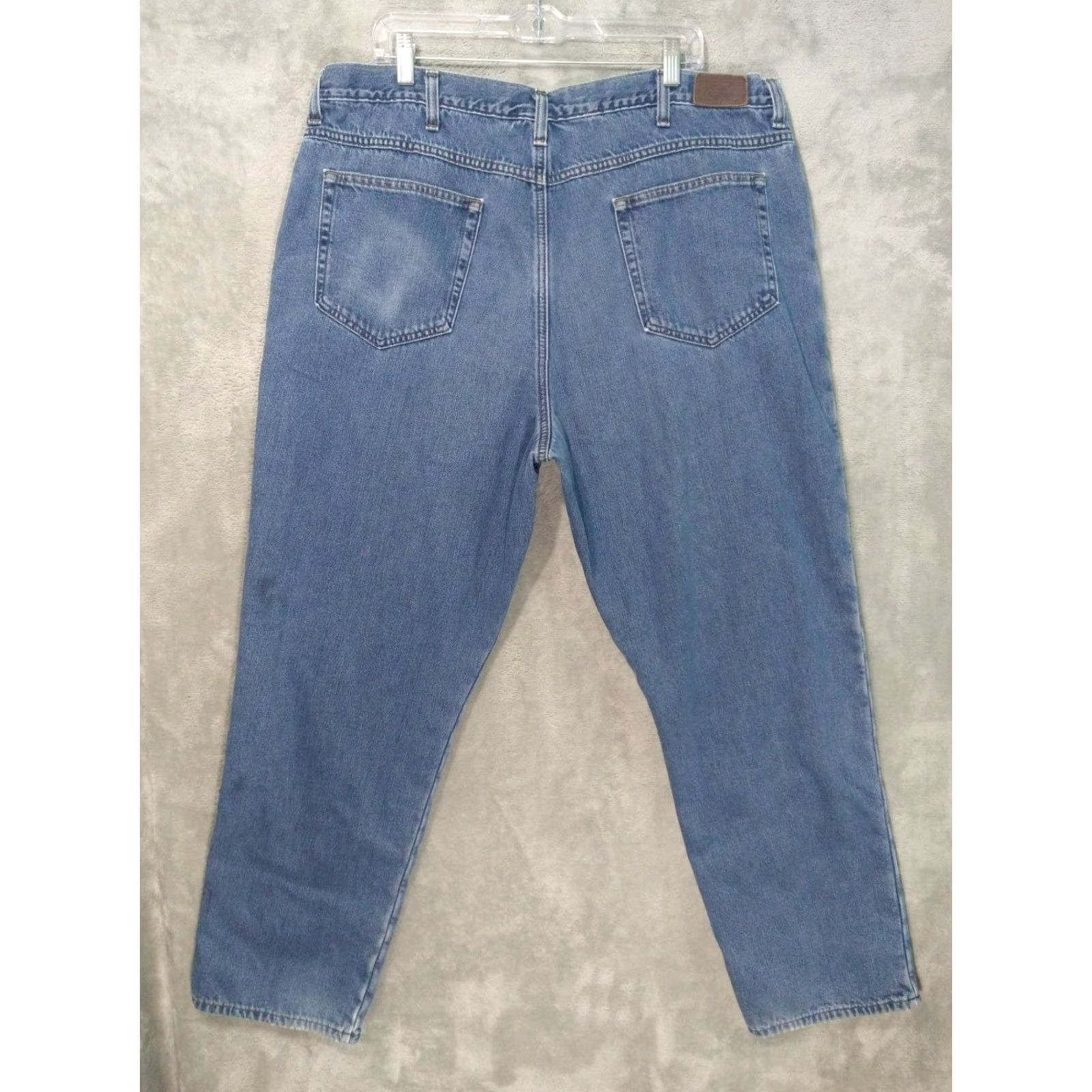 Vintage VINTAGE L.L. Bean Jeans Mens 42x32 Blue Denim Flannel Lined Classic Fit Medium Wash Jeans Size US 42 / EU 58 - 2 Thumbnail