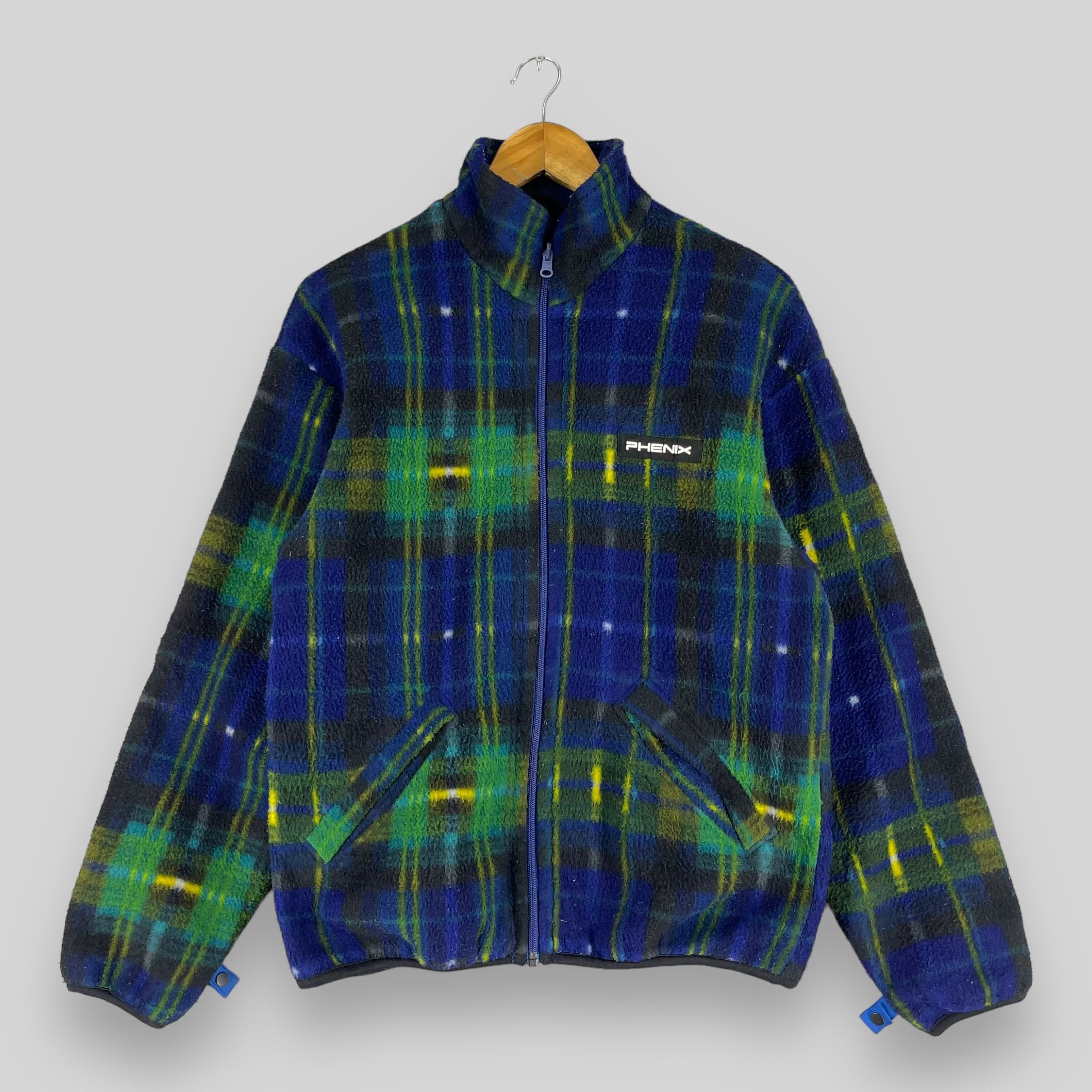 Phenix × Vintage Vintage 90's PHENIX Polartec Plaid Tartan Fleece Jacket Size US M / EU 48-50 / 2 - 1 Thumbnail