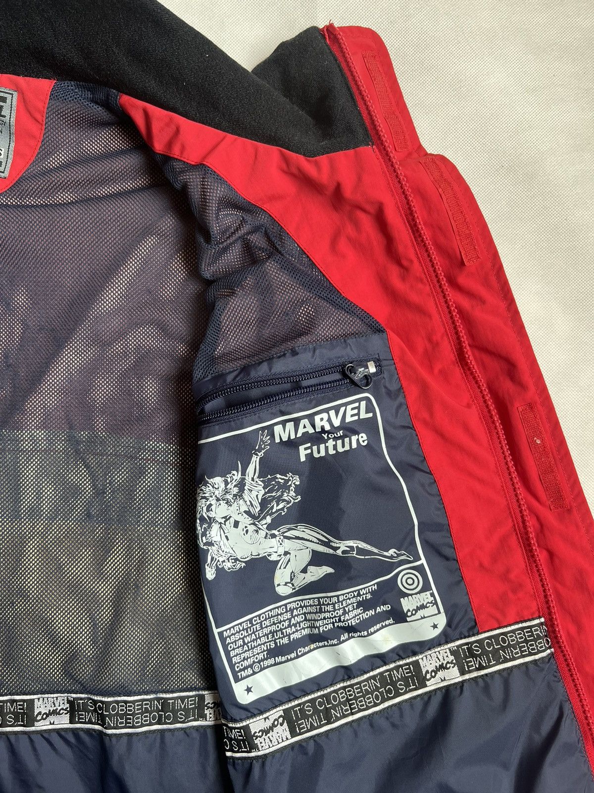 Marvel Comics Vintage 1998 Marvel Comics Windproof Jacket Size US S / EU 44-46 / 1 - 4 Thumbnail