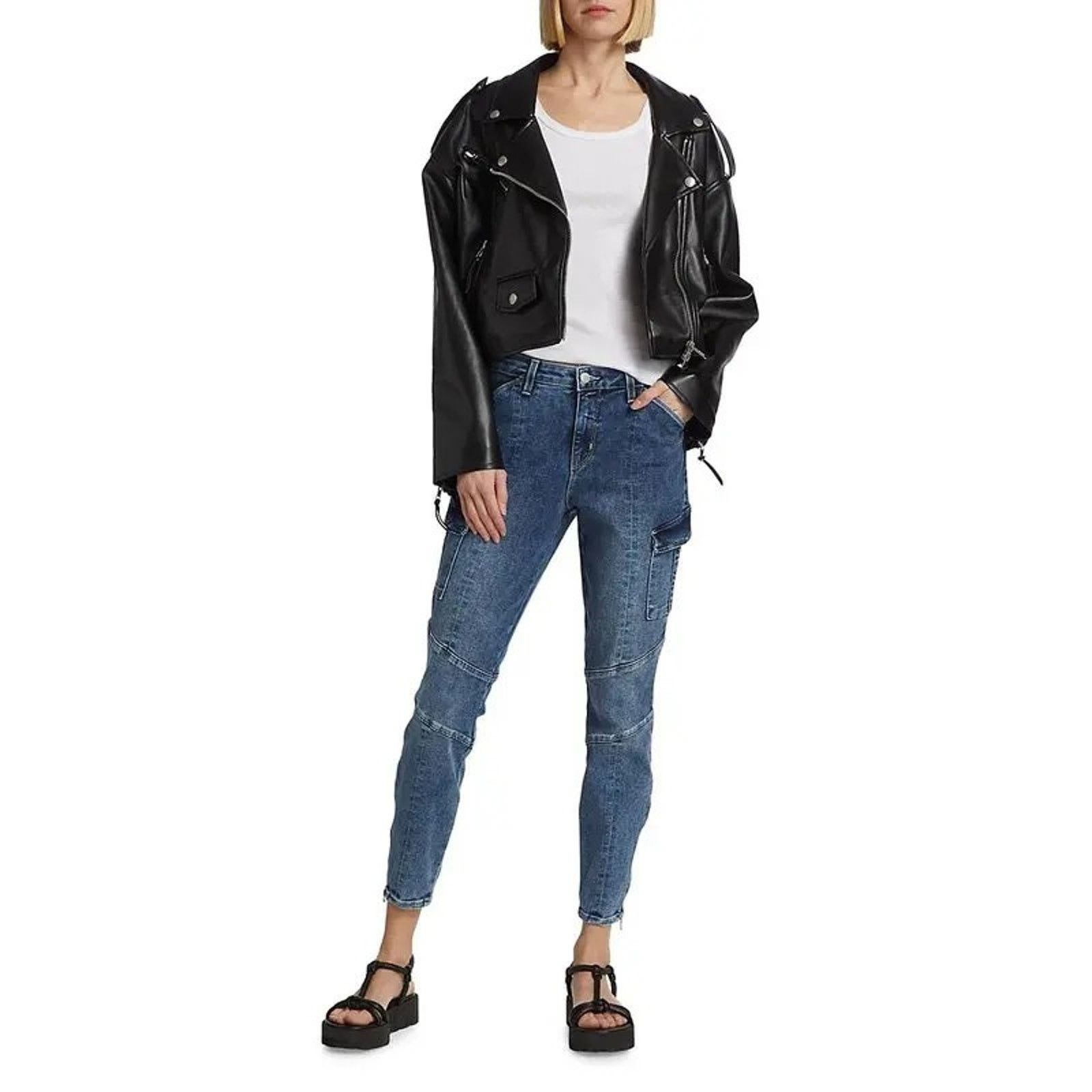 L'AGENCE L'AGENCE Patton Mid-Rise Cargo Skinny Mi-Hauteur Etroit Jean Size 26" / US 2 / IT 38 - 1 Thumbnail