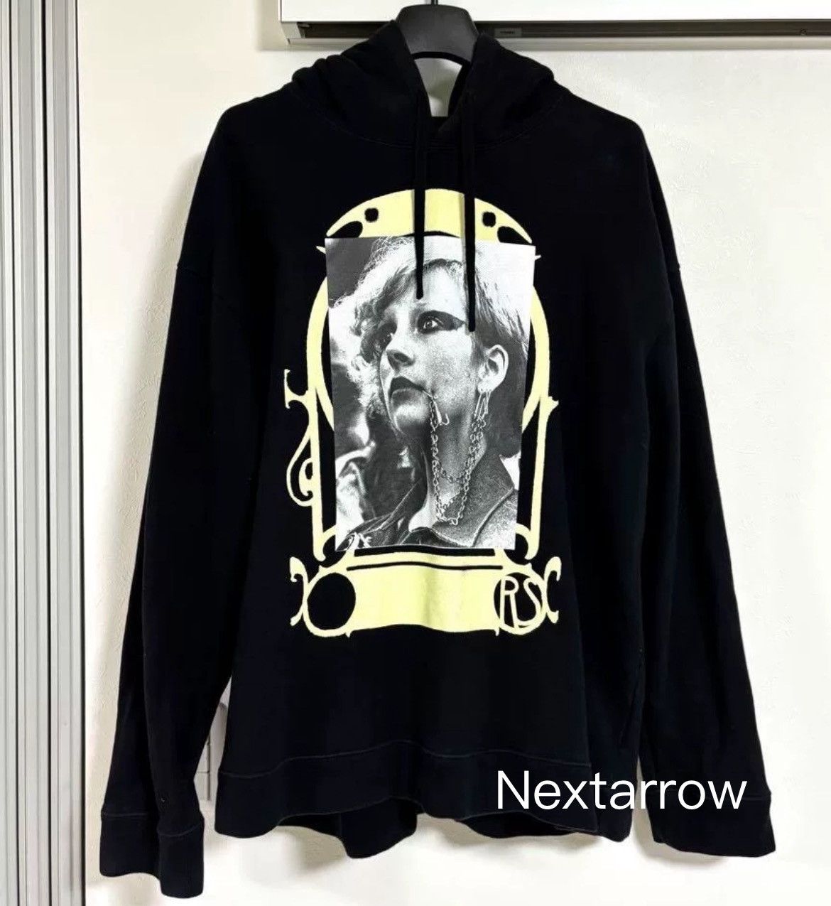 Raf Simons Raf Simons 19ss human face pattern hoodie | Grailed 