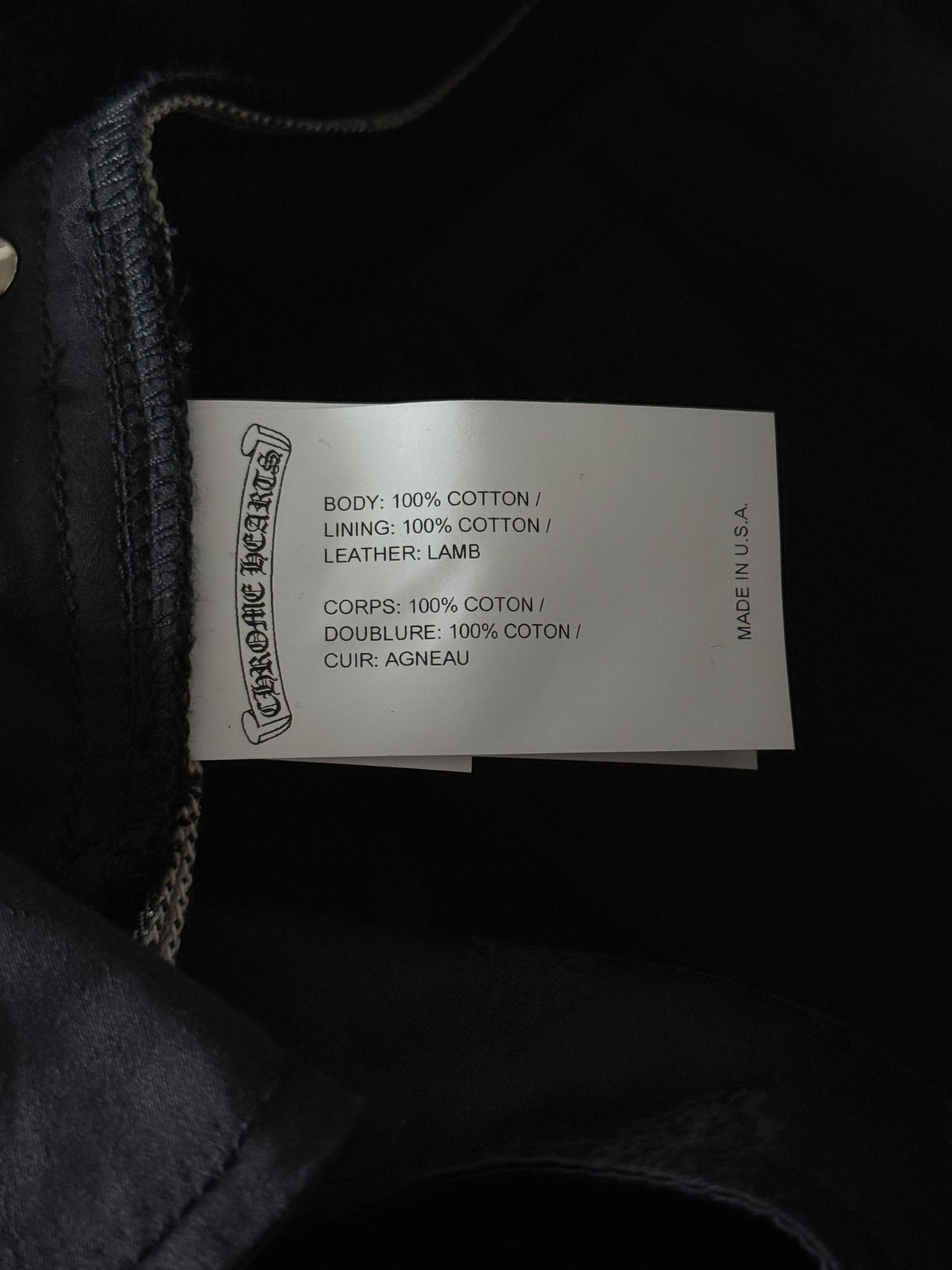 Chrome Hearts Chrome Hearts Black Street Sweeper Jeans Size US 36 / EU 52 - 4 Thumbnail