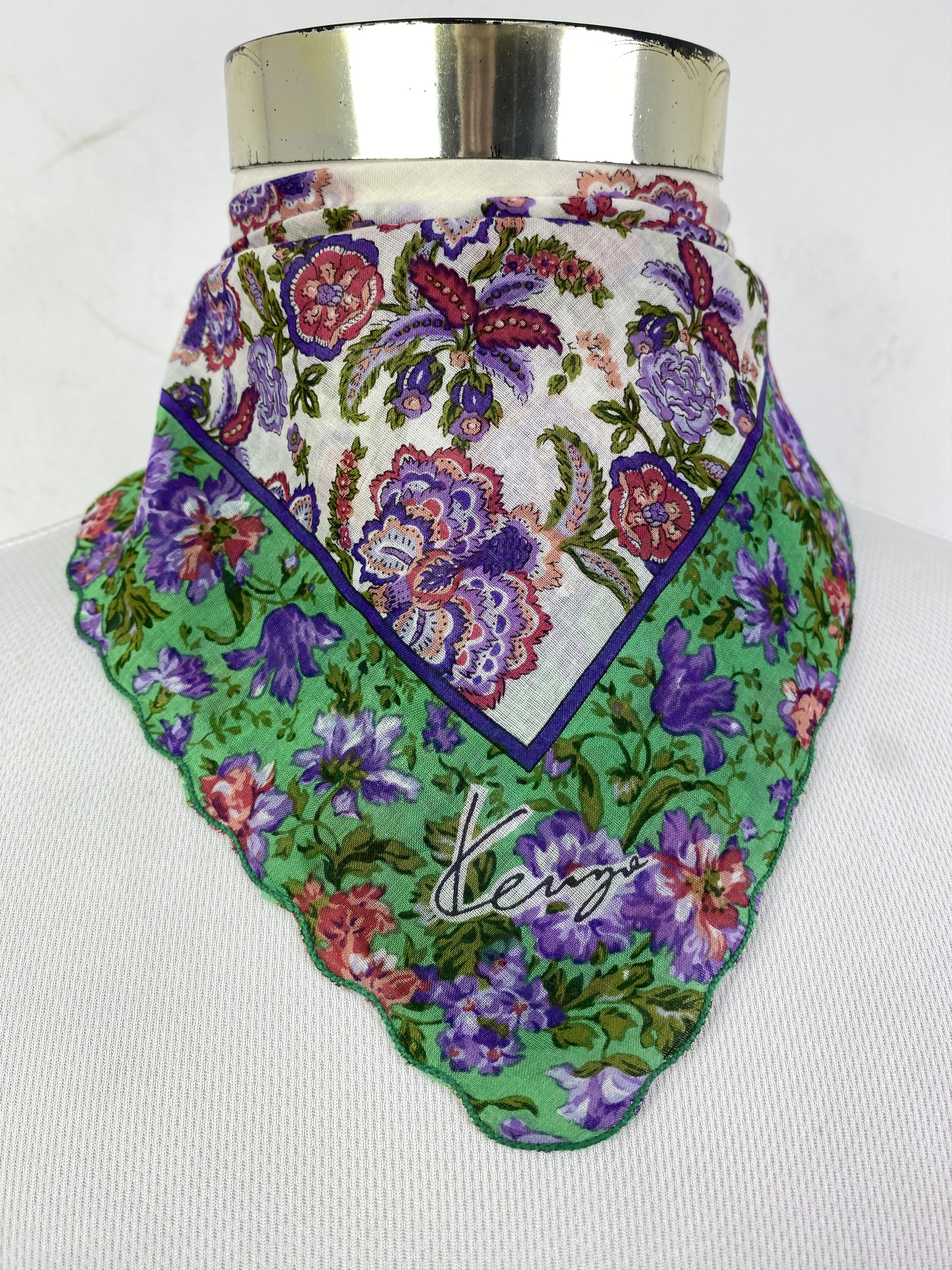 Kenzo Vintage Kenzo Handkerchief / Neckerchief / Bandana HKC0869 Size ONE SIZE - 2 Thumbnail