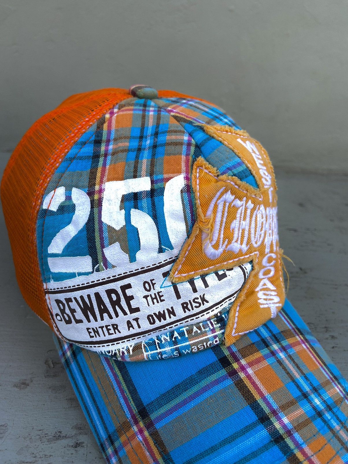 If Six Was Nine 2000s TNC choppers trucker hat Size ONE SIZE - 6 Thumbnail