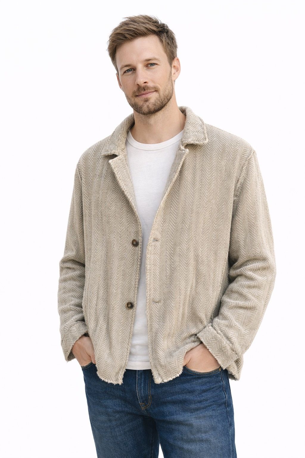 RIPVANWINKLE ‼️LAST DROP‼️Ripvanwinkle Herringbone Tweed Jacket Size US L / EU 52-54 / 3 - 1 Thumbnail