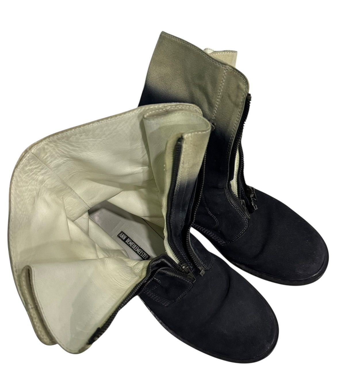 Ann Demeulemeester Ann Demeulemeester fw12 gradient dye double zipper Size US 9 / EU 42 - 19 Thumbnail