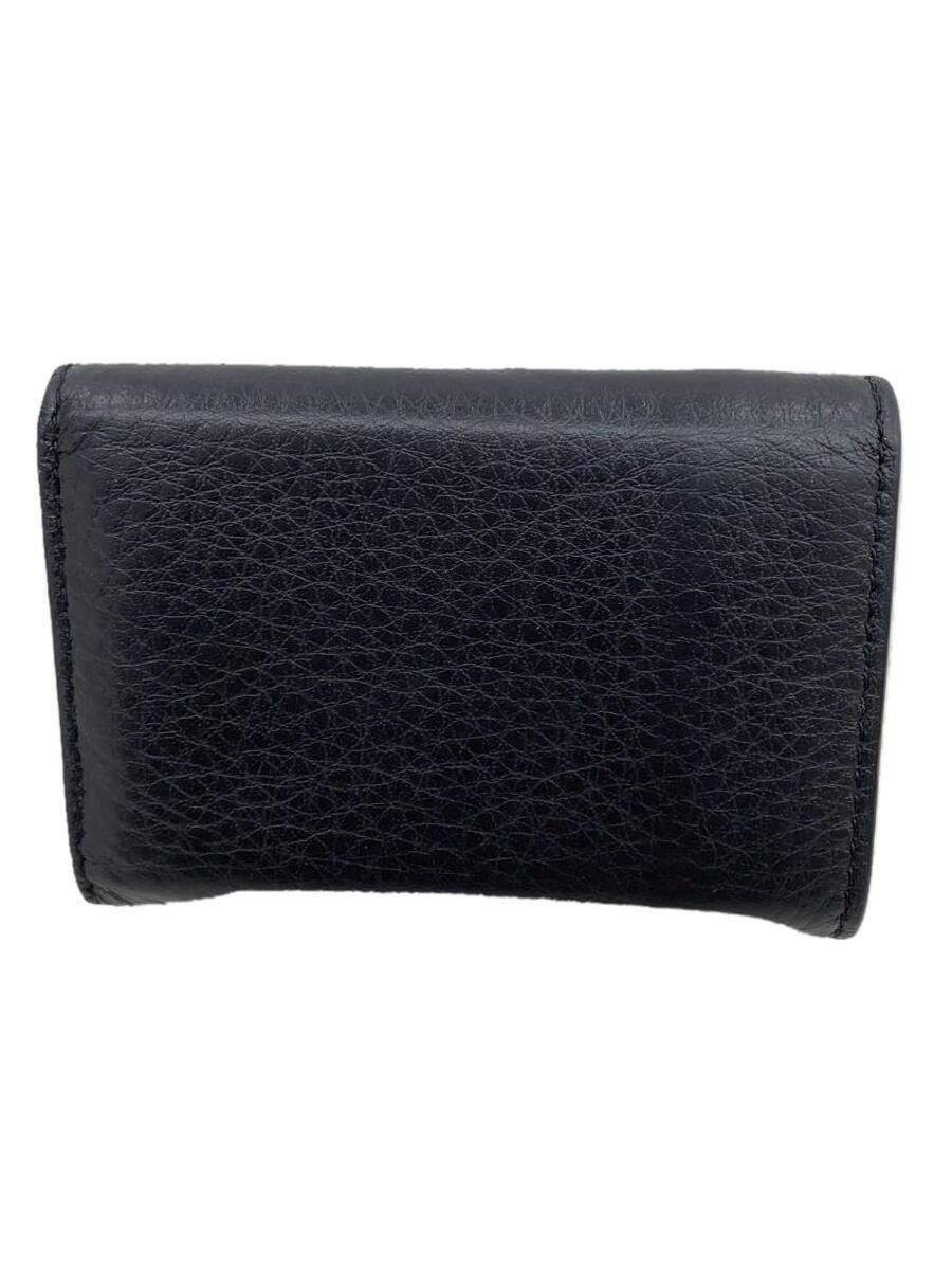 Balenciaga Balenciaga Leather Bi-Fold Wallet Black Size ONE SIZE - 2 Thumbnail
