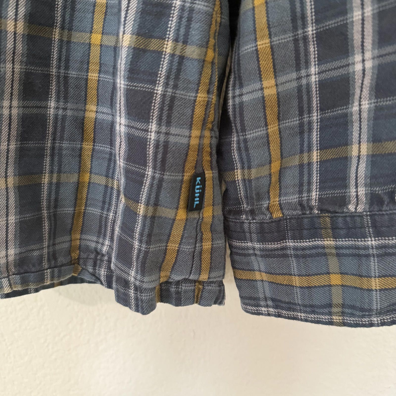 Kuhl KUHL Button up Shirt Men's M Blue Flannel Size US M / EU 48-50 / 2 - 5 Thumbnail