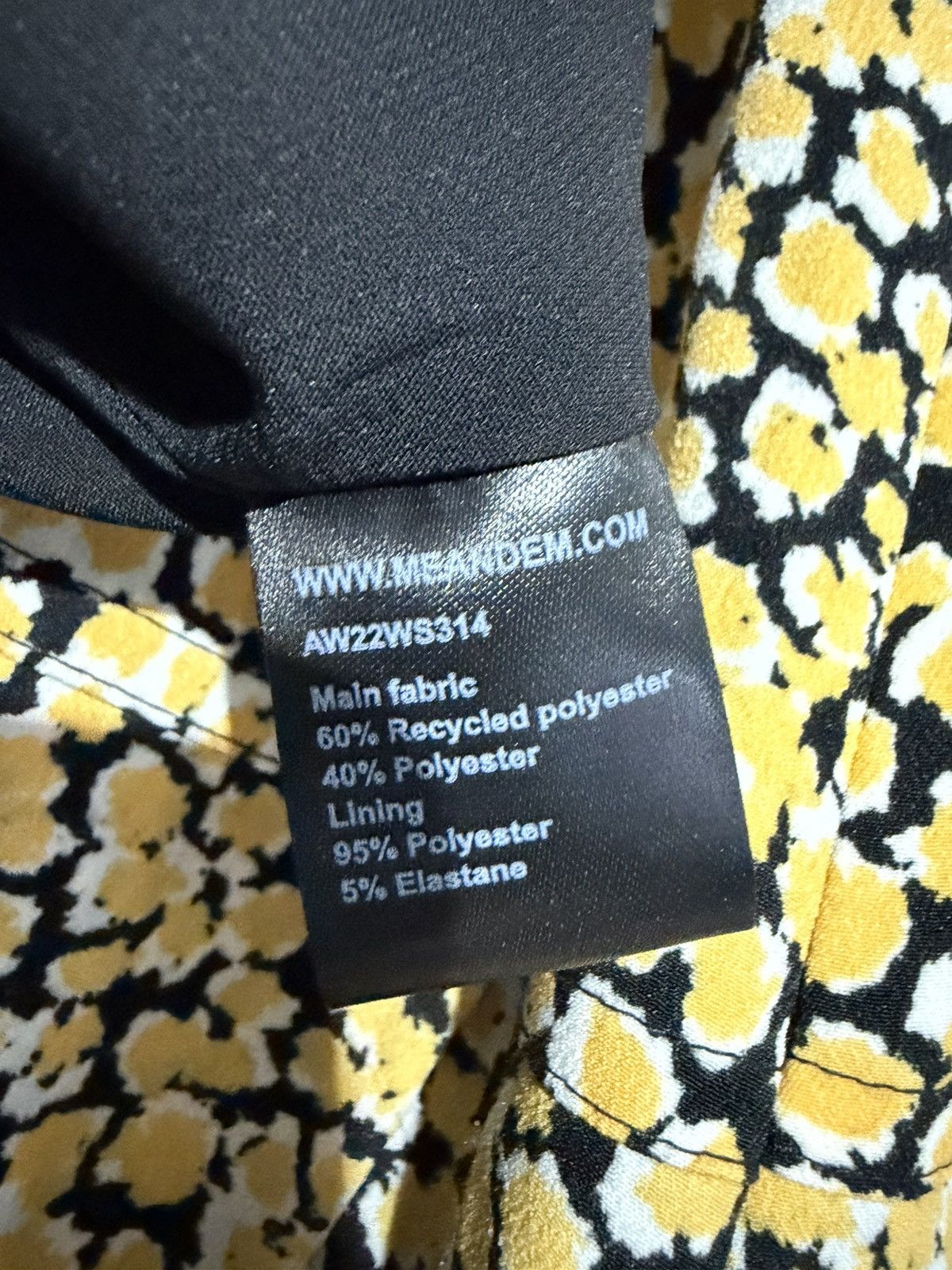 ME+EM ME+EM A-Line Maxi Skirt Size UK 12 US 8 Yellow Black Size 30" / US 8 / IT 44 - 12 Thumbnail