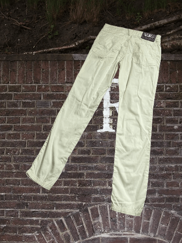 Versace × Versace Jeans Couture × Vintage GRAZY Versace Jeans Couture Y2K Distressed Baggy Denim Pants Size 27" / US 4 / IT 40 - 1 Thumbnail