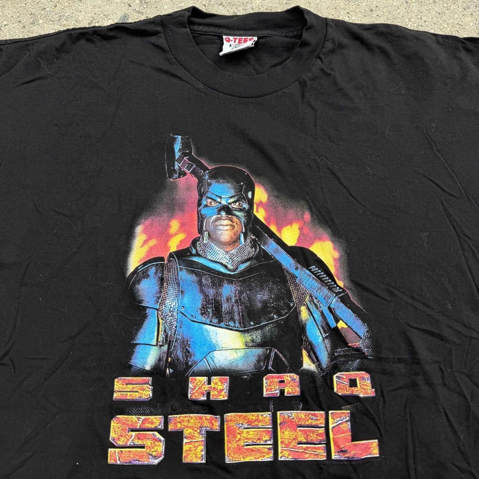 NBA × Vintage × Warner Bros Vintage 1997 Shaq Steel Movie Promo Tee T-Shirt XL DC Comics Size US XL / EU 56 / 4 - 1 Thumbnail