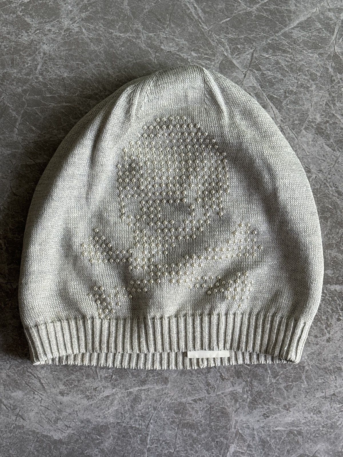 Mastermind Japan Master Mind Japan Sample knit pearl skull beanie Size ONE SIZE - 1 Thumbnail