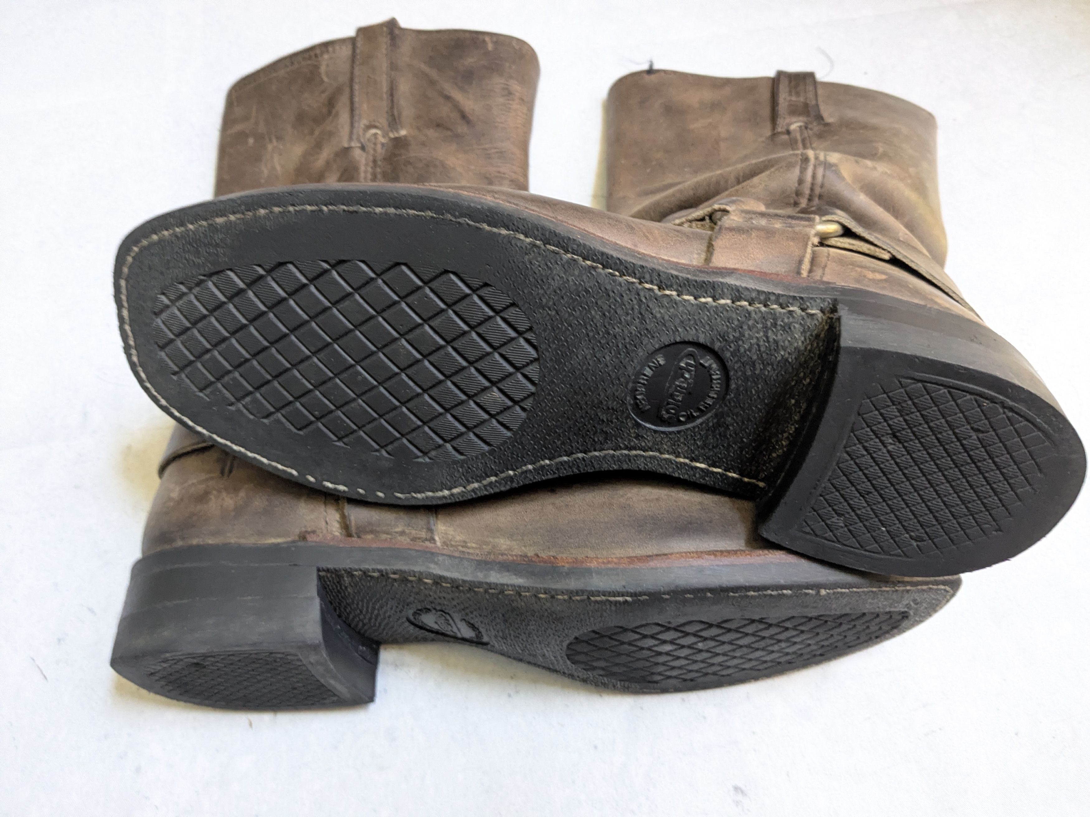 Frye Frye Harness Boots Brown 11.5 Wide Leather USA Size US 11.5 / EU 44-45 - 20 Thumbnail