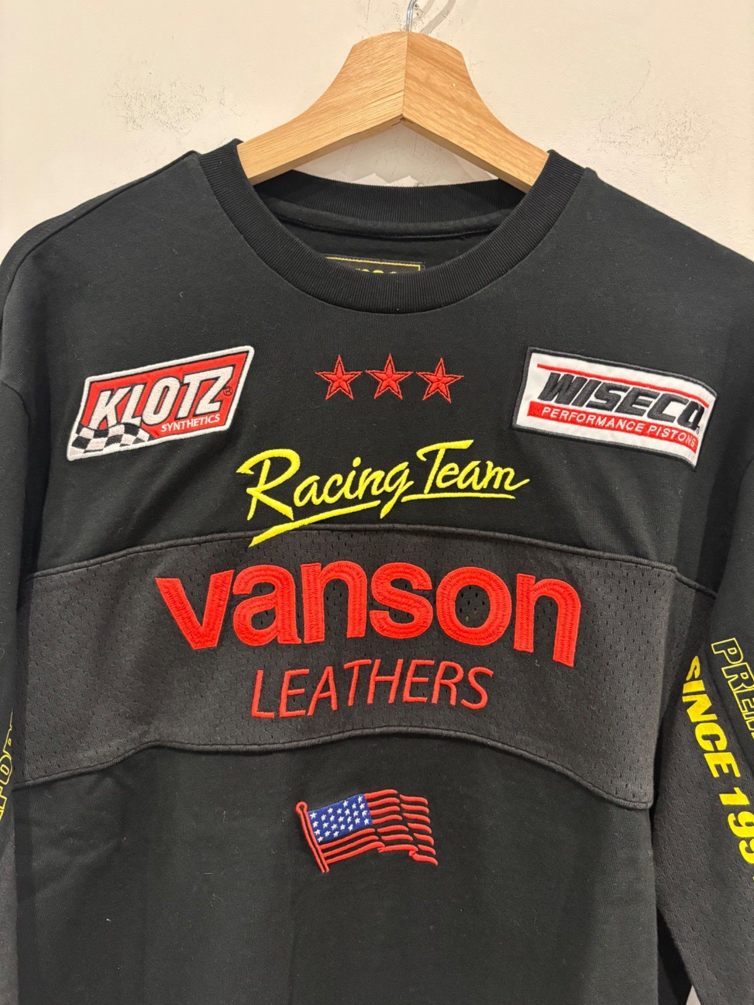 Supreme Supreme Vanson Leathers L/S Top Black Size US M / EU 48-50 / 2 - 4 Thumbnail