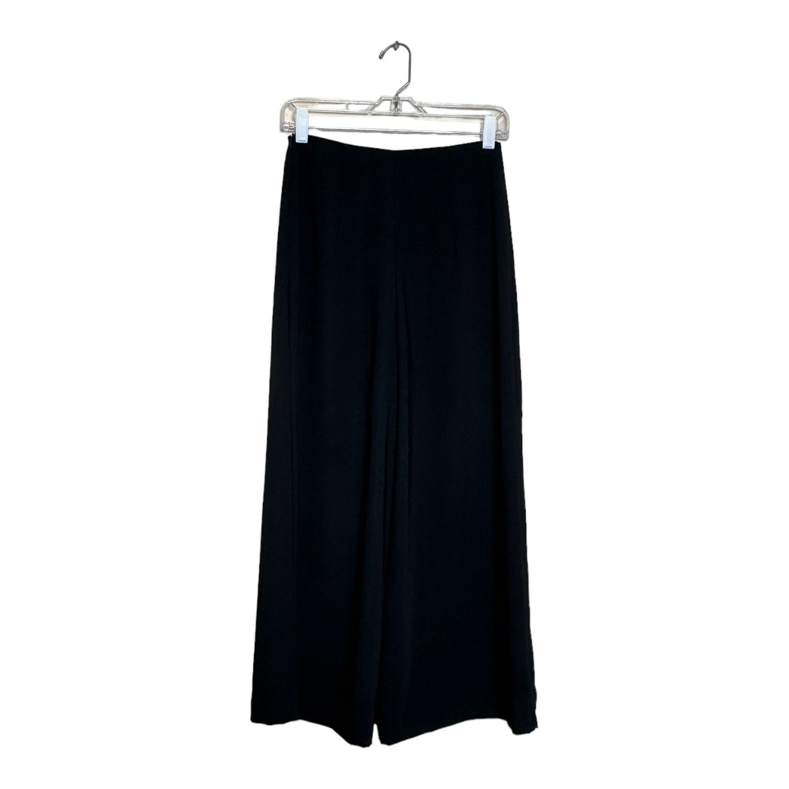 Zara Zara Basic crepe palazzo front overlap flap pants size small Size 27" / US 4 / IT 40 - 10 Thumbnail