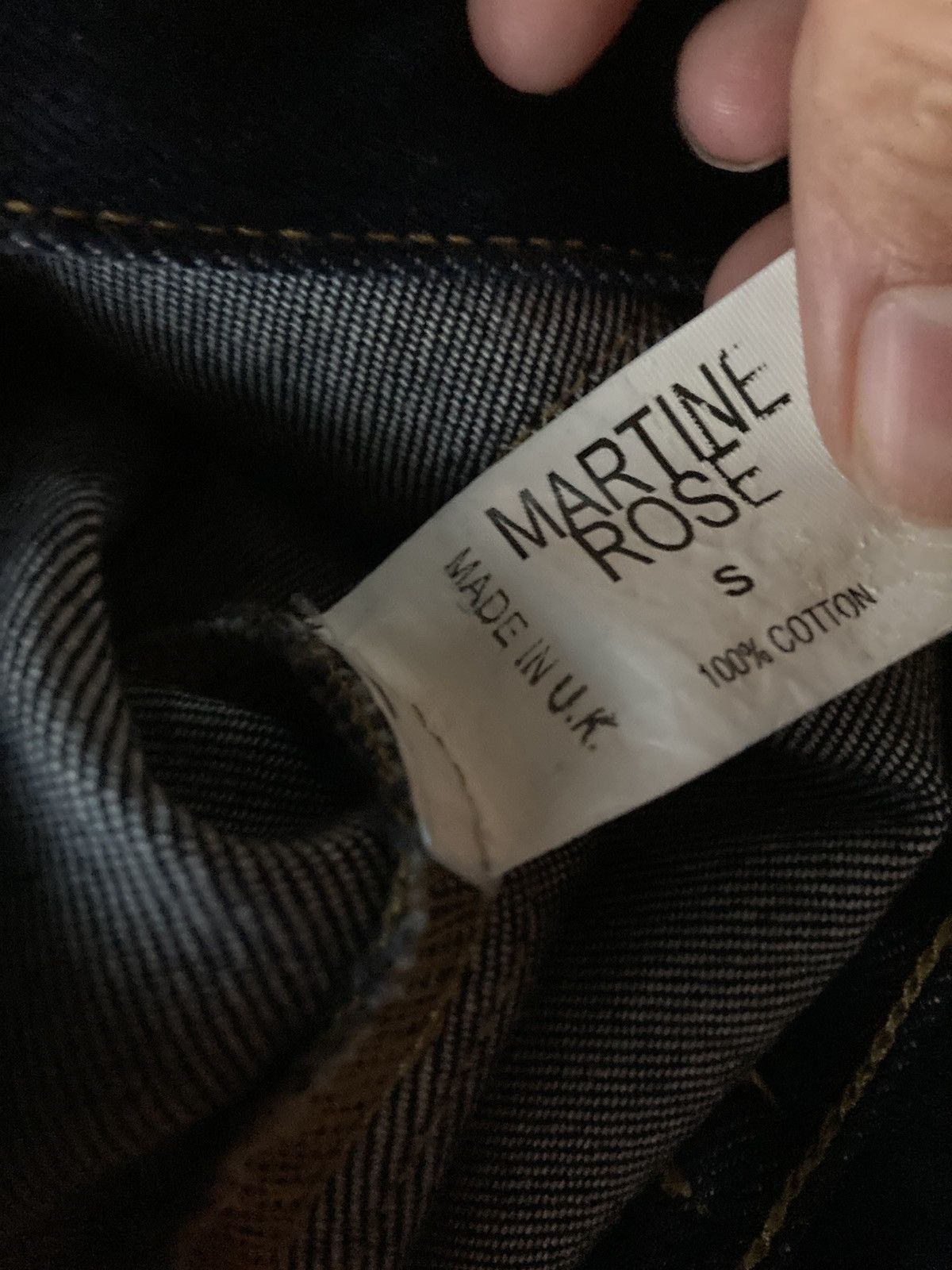 Martine Rose 2012 Martine Rose Oversized Type 3 Denim Jacket Indigo 2010s Size US S / EU 44-46 / 1 - 9 Thumbnail