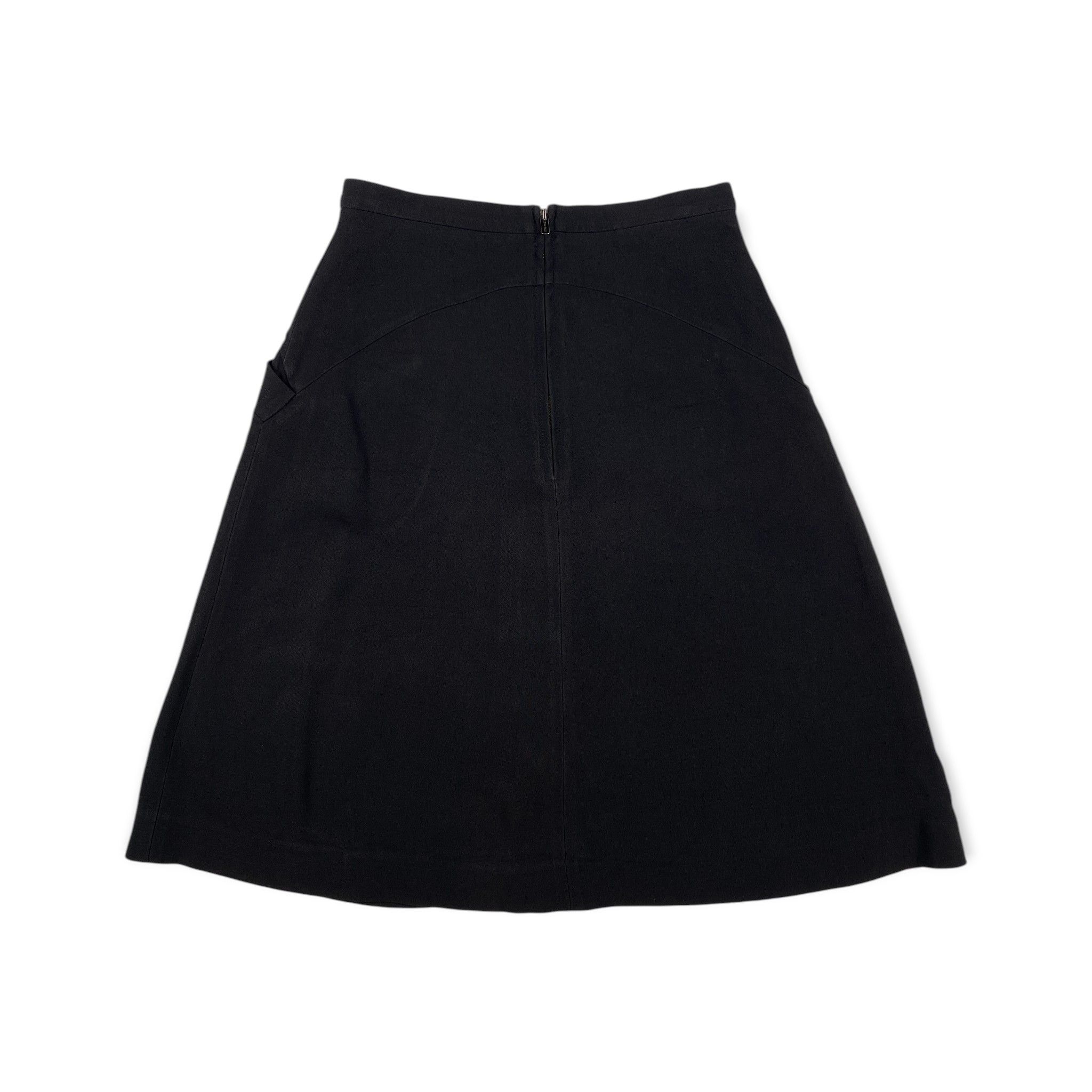 Miu Miu 2014 Flap Pocket Midi Skirt Size 26" / US 2 / IT 38 - 2 Thumbnail