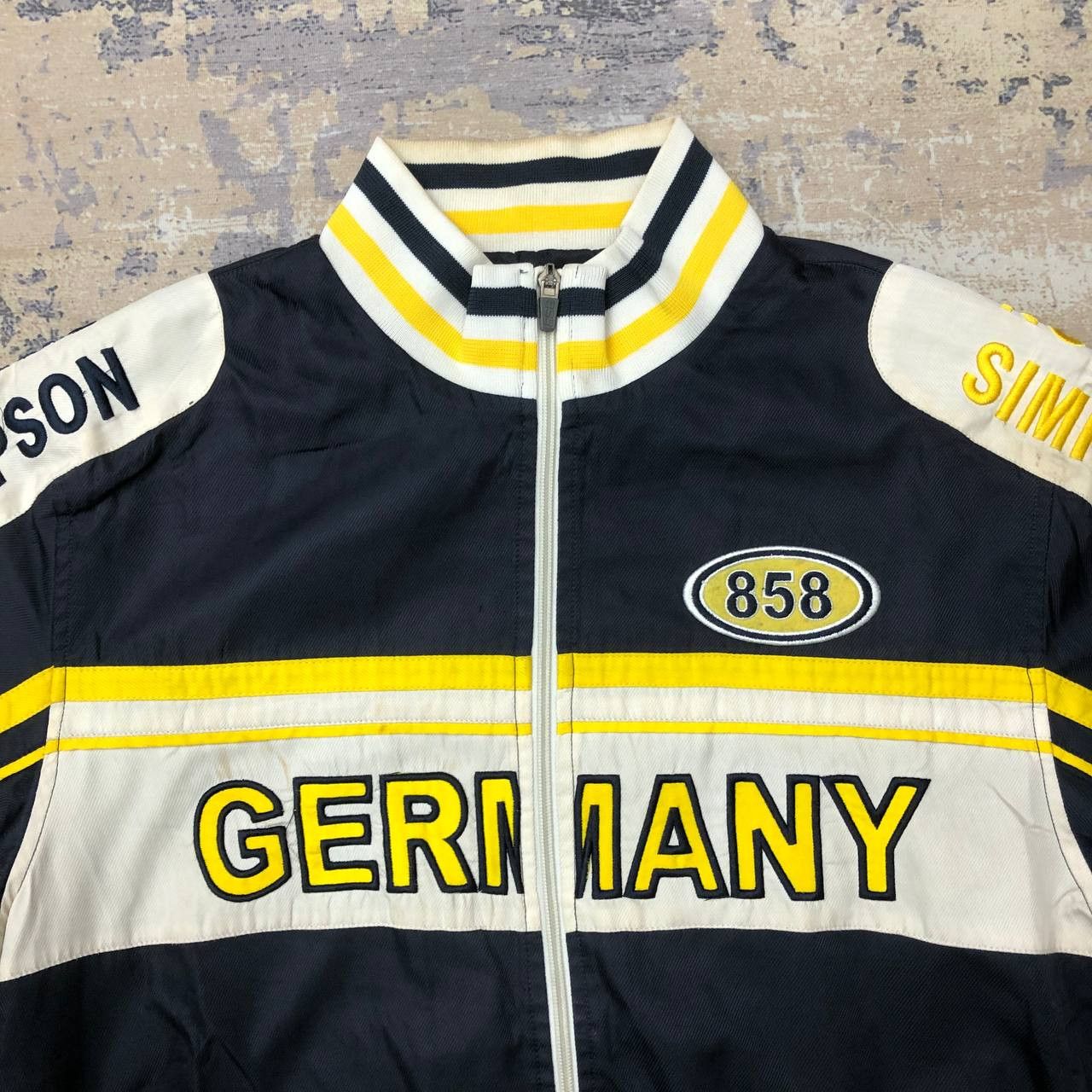 Sports Specialties Y441 NO.858 SIMPSON GERMANY RACING JACKETS Size US L / EU 52-54 / 3 - 5 Thumbnail