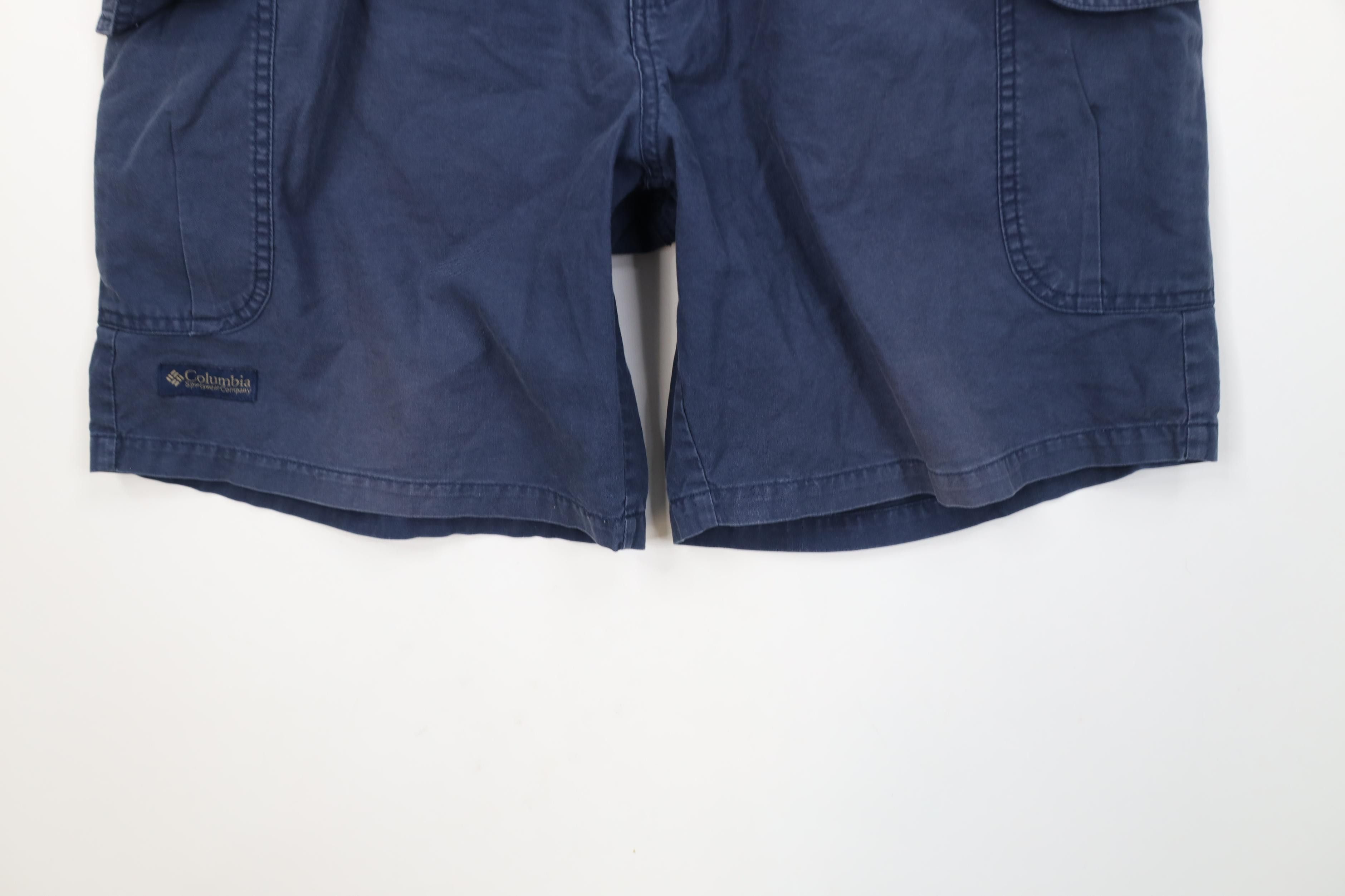 Columbia Vintage 90s Y2K Columbia Above Knee Trekking Cargo Shorts Size US 34 / EU 50 - 4 Thumbnail