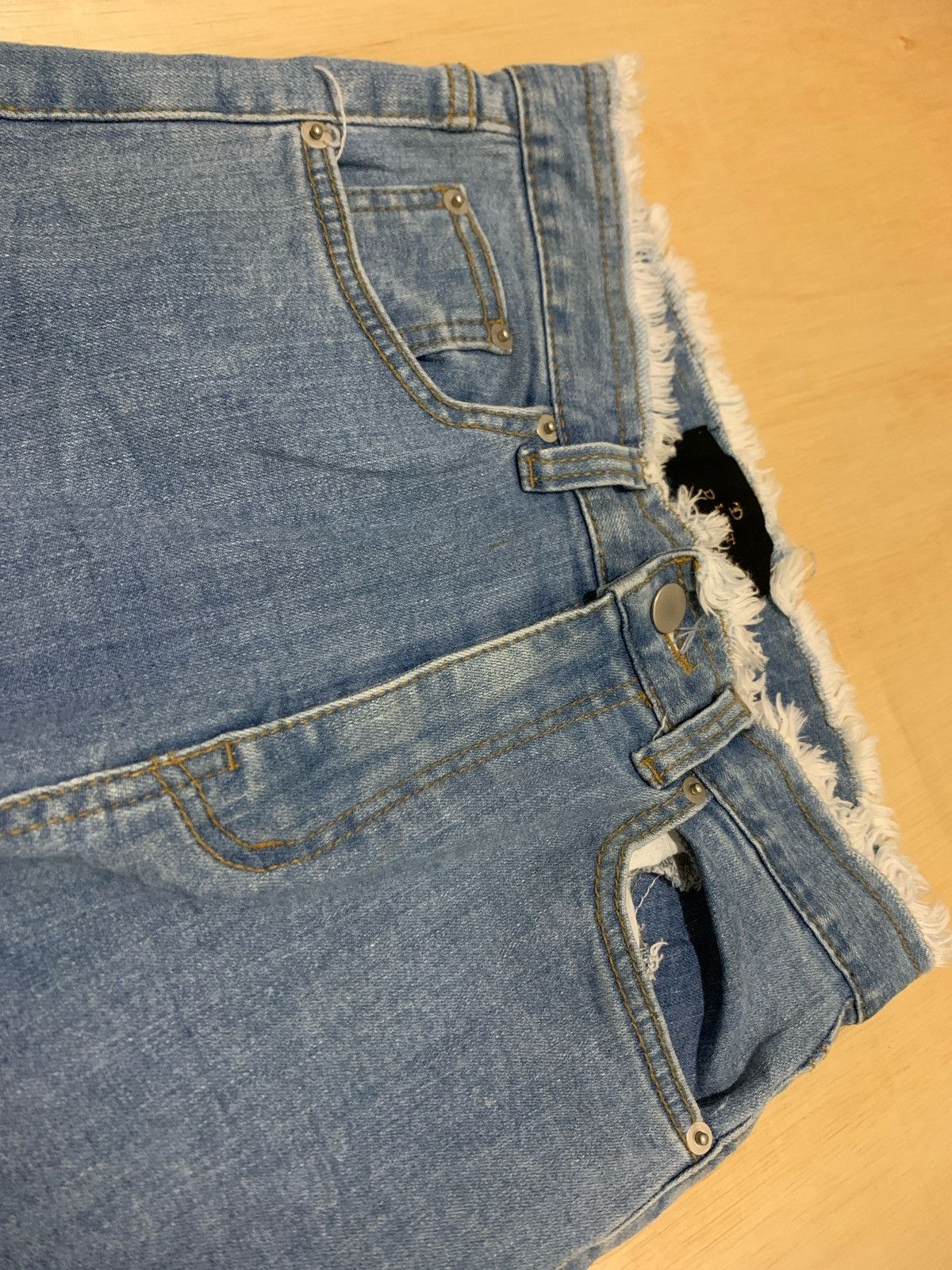 14th Addiction × 20471120 × Japanese Brand Y2k Flare DINT Denim Jeans Bootcut Size 28" / US 6 / IT 42 - 6 Thumbnail