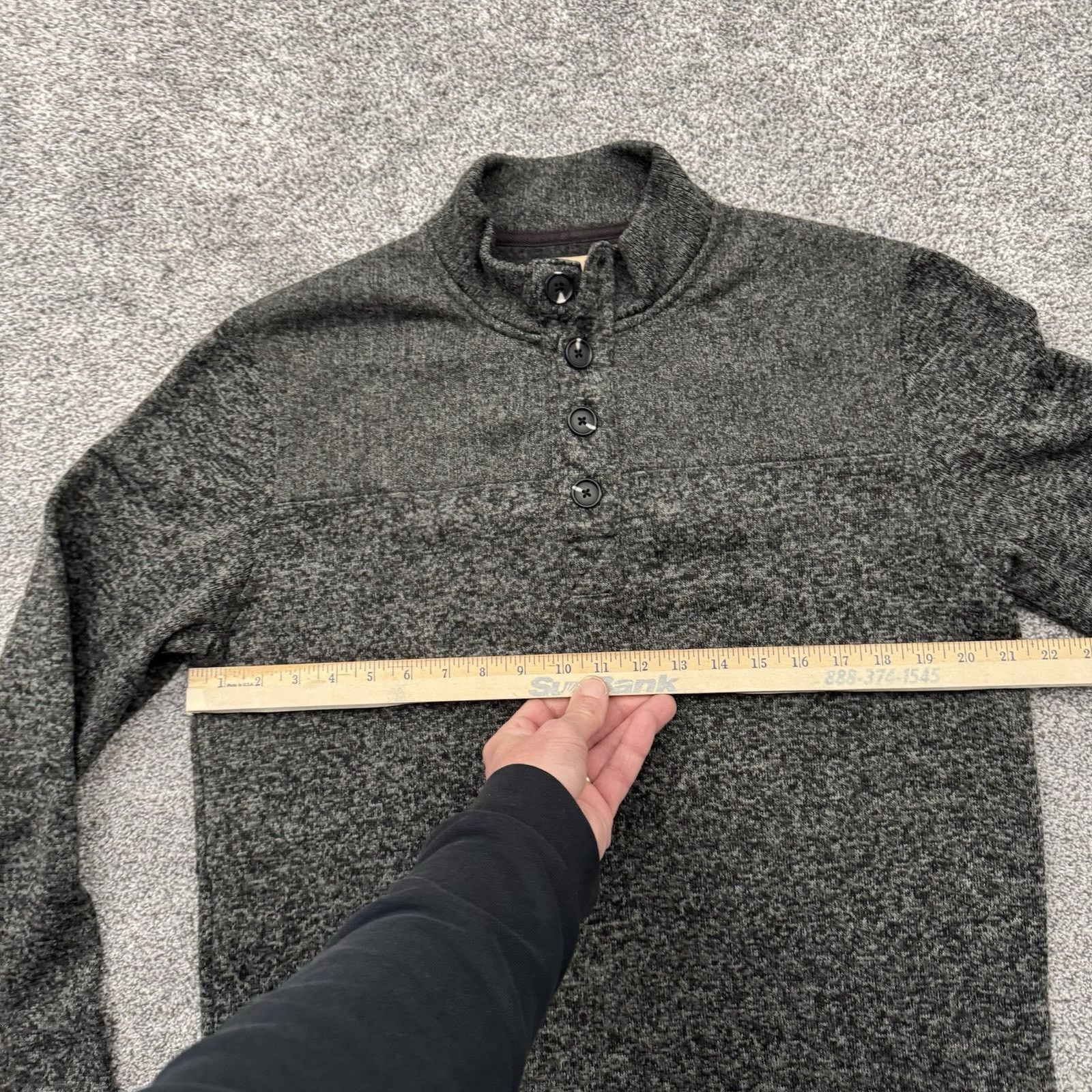 Other Telluride Clothing Sweater Mens XL Henley Fleece Vintage Y2K Size US XL / EU 56 / 4 - 3 Thumbnail