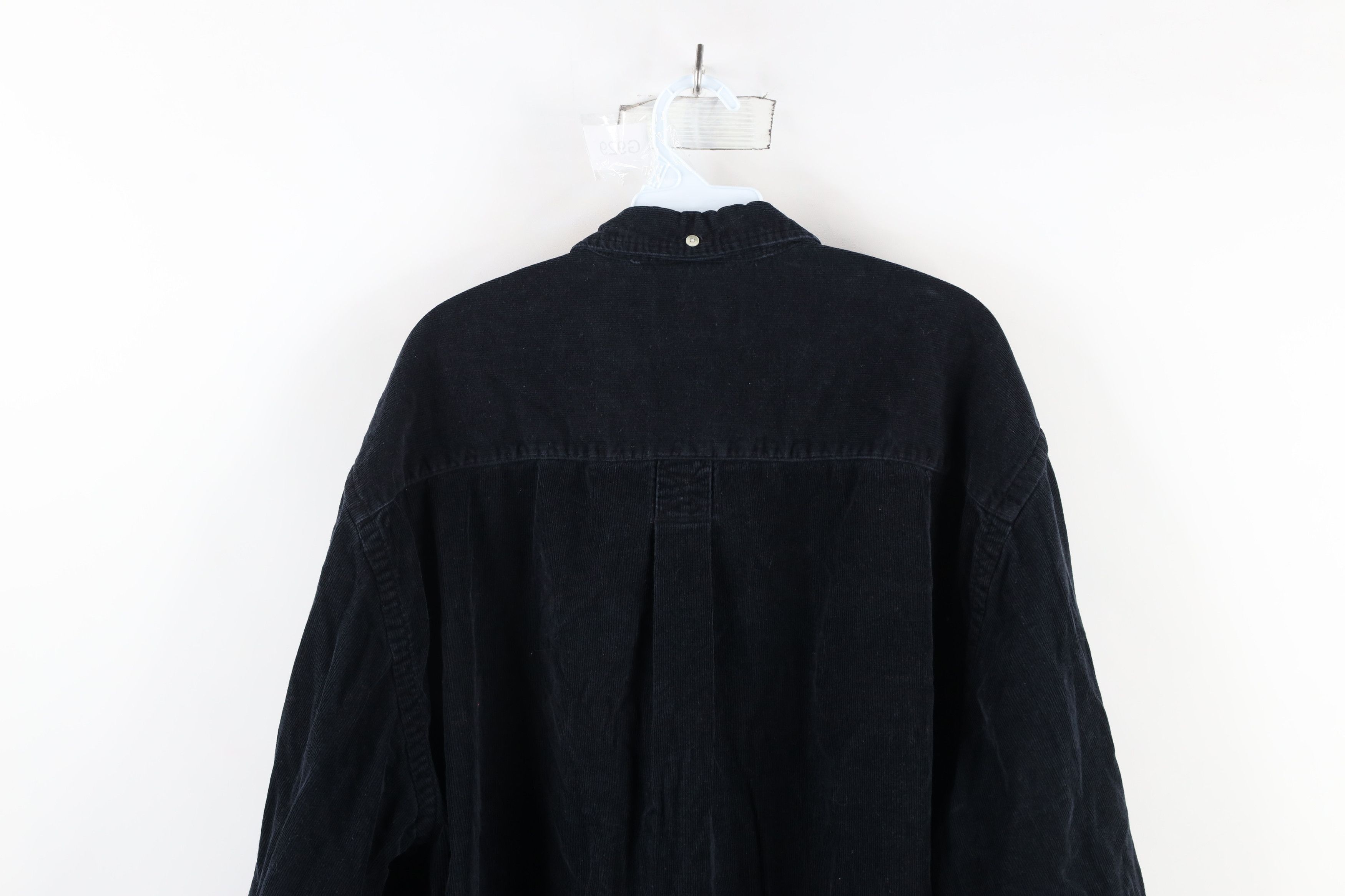 Eddie Bauer × Vintage Vintage 90s Eddie Bauer Collared Button Down Shirt Black Size US XL / EU 56 / 4 - 17 Thumbnail