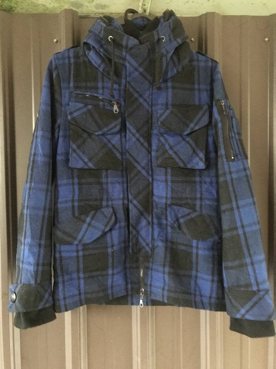 If Six Was Nine × Japanese Brand × Le Grande Bleu (L.G.B.) In The Attic Homme Tartan Bono Jacket Size US S / EU 44-46 / 1 - 1 Thumbnail