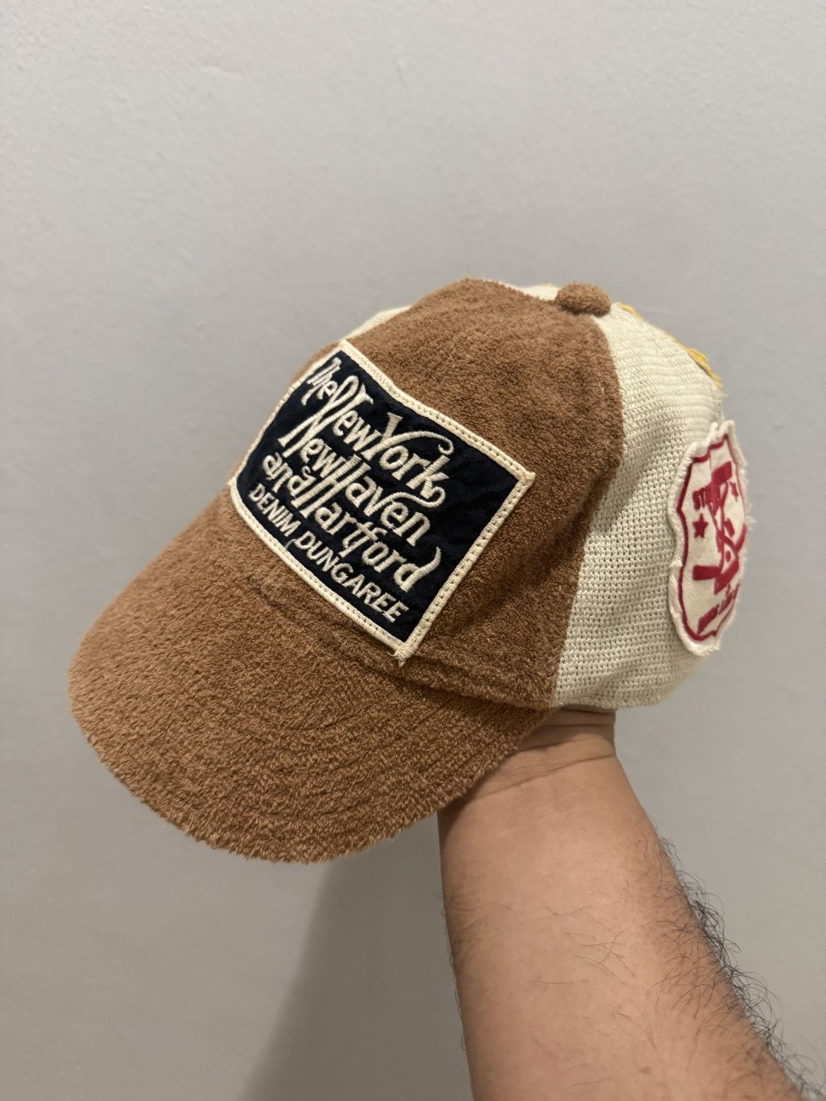 Japanese Brand Vintage Denim Dungaree Kapital Trucker Hat Size 54-58cm Size ONE SIZE - 1 Thumbnail