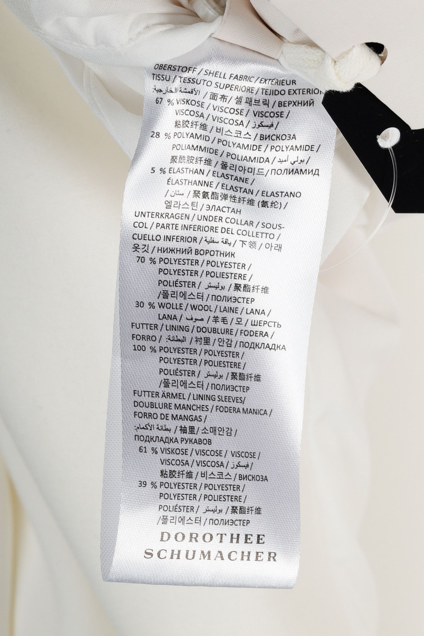 DOROTHEE SCHUMACHER Dorothee Schumacher Essence Camellia White Oversized Jacket Size L / US 10 / IT 46 - 10 Thumbnail