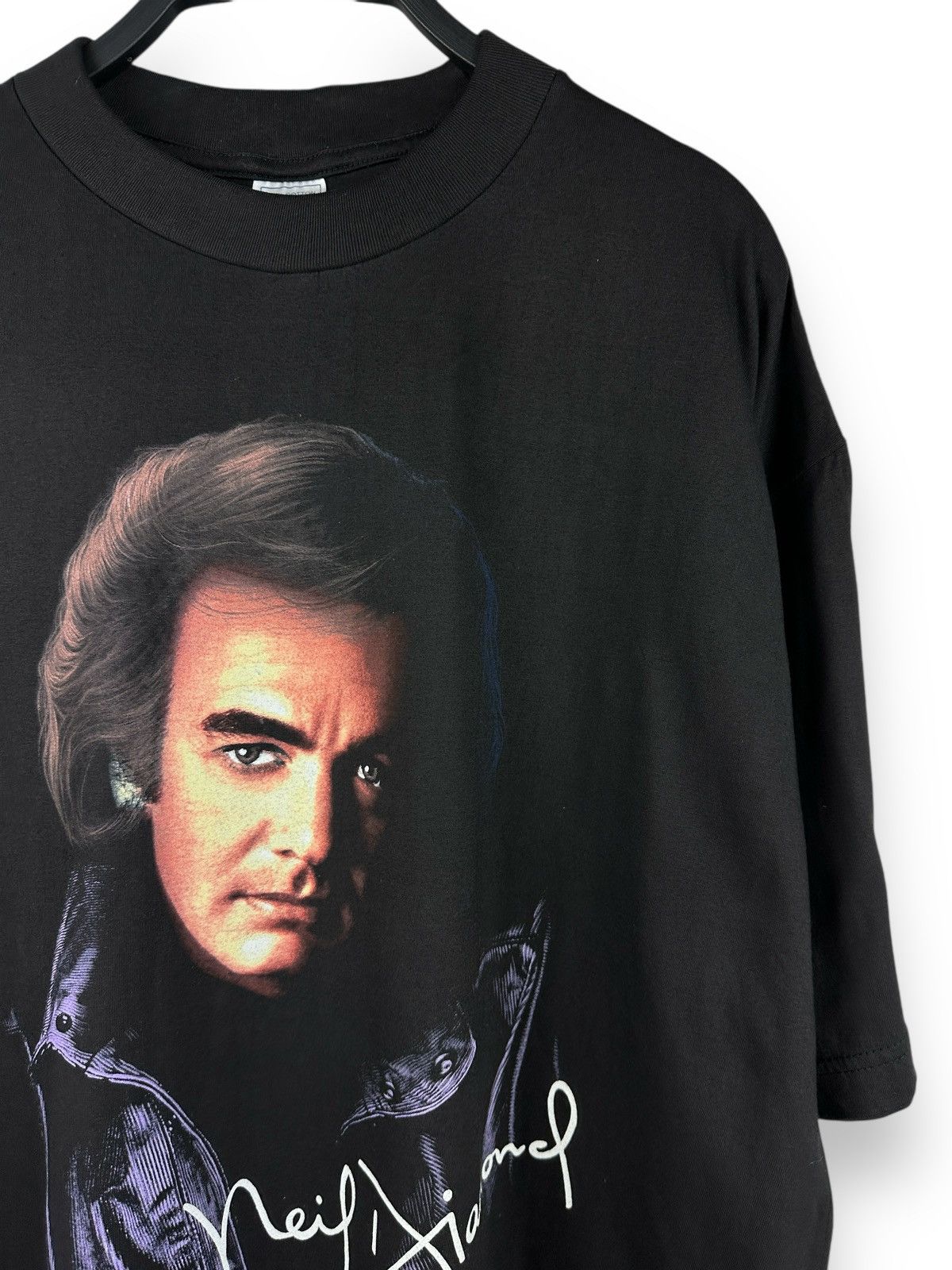 Band Tees Vintage 1996 Neil Diamond Tour T-Shirt Double Sided Size US XL / EU 56 / 4 - 3 Thumbnail
