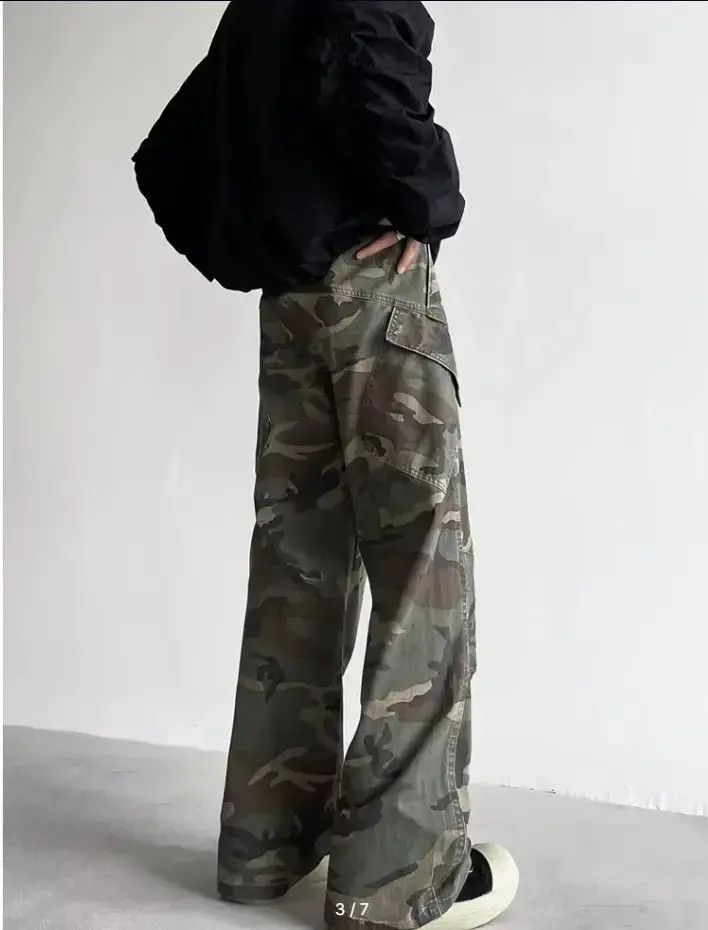 Japanese Brand personal clothing camouflage baggy cargo jeans Size US 32 / EU 48 - 2 Thumbnail