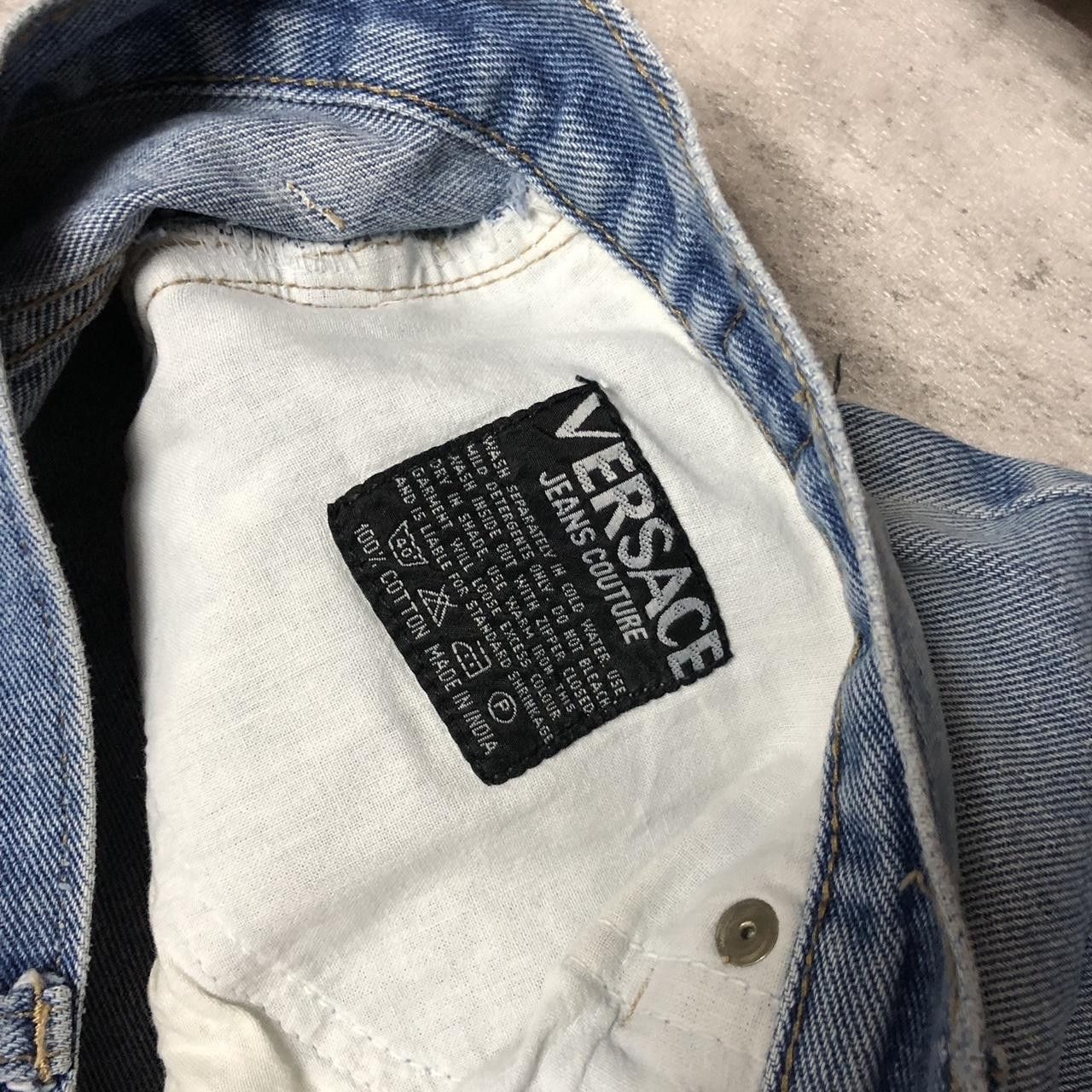 Versace Versace Y2K blue denim jeans #Y2KFashion Size 34" / US 12 / IT 48 - 4 Thumbnail