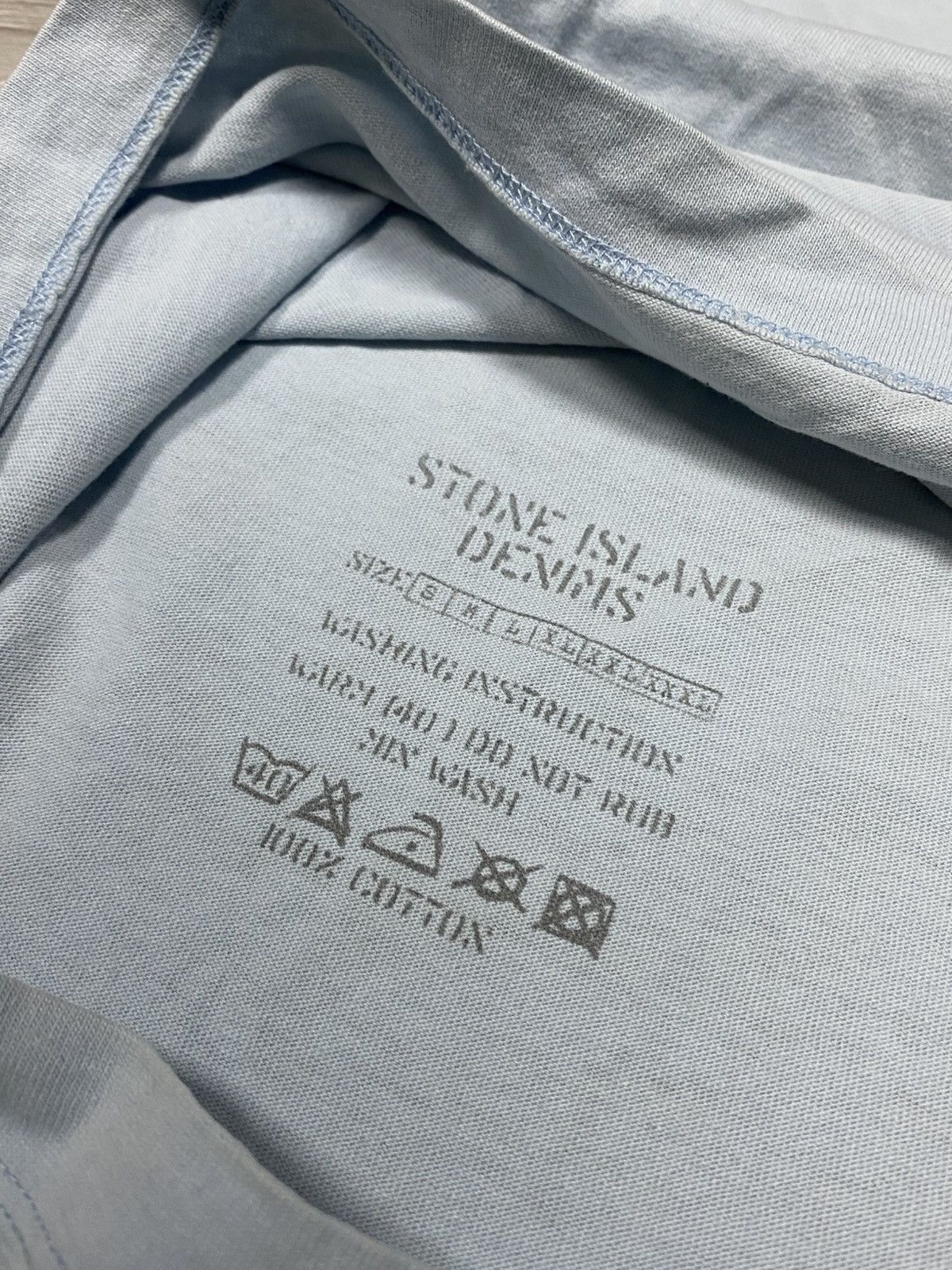 Stone Island Stone Island denims shirt centr logo compass Size US L / EU 52-54 / 3 - 4 Thumbnail