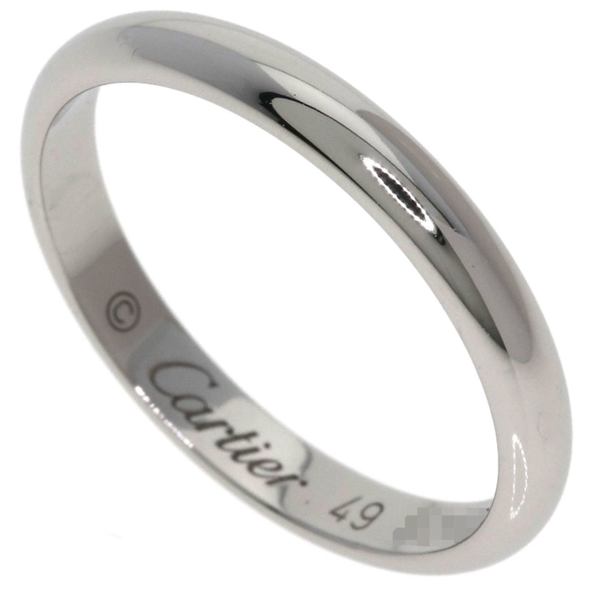 Cartier Cartier Wedding Ring #49, Platinum PT950, Women's, CARTIER Size ONE SIZE - 1 Thumbnail