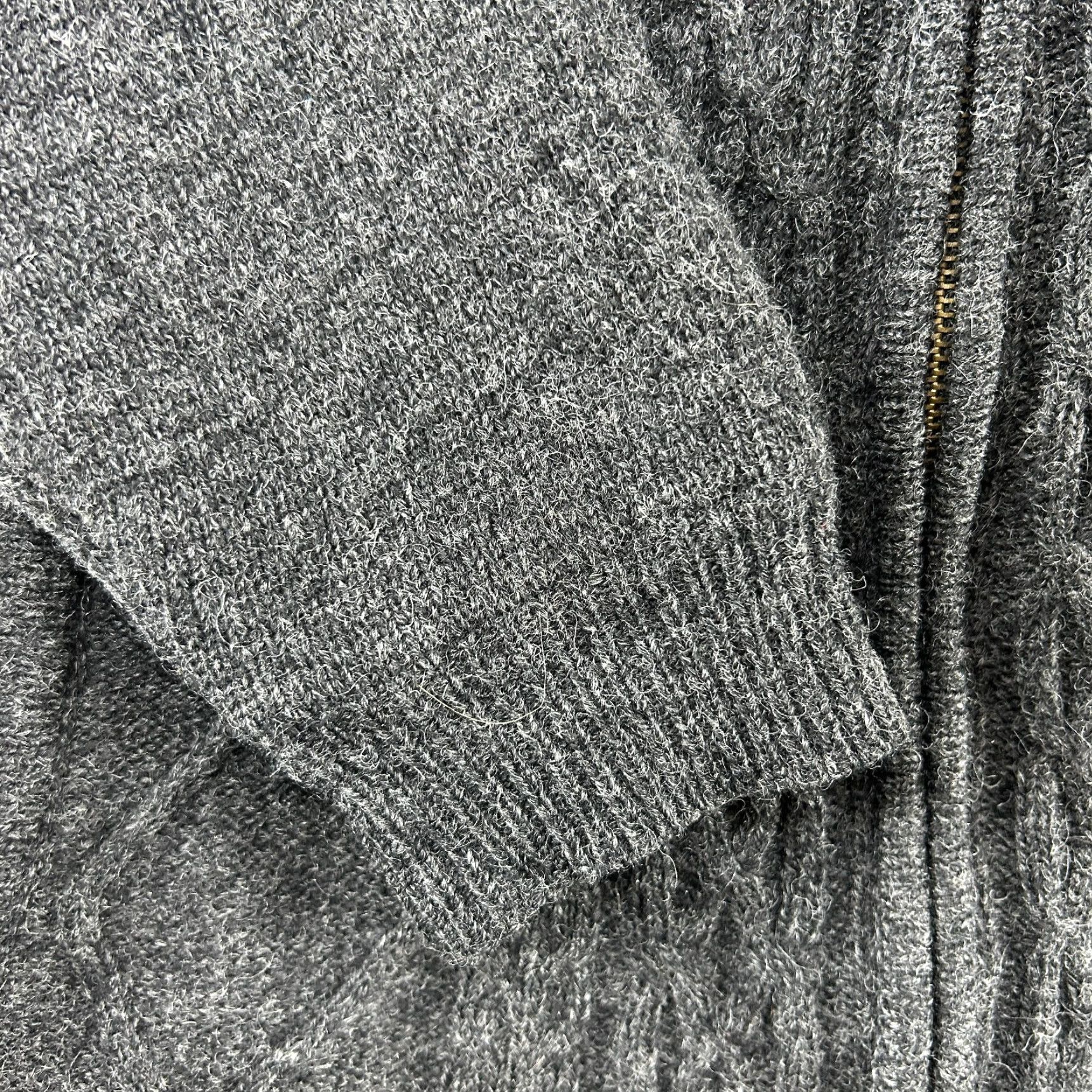 Vintage Carraig Donn Sweater Mens L Grey Full Zip Cable Knit Fisherman Knit Wool Crew Neck Pullover 1/4 Zip Casual Winter Fall Spring Vintage No? Size US L / EU 52-54 / 3 - 5 Thumbnail